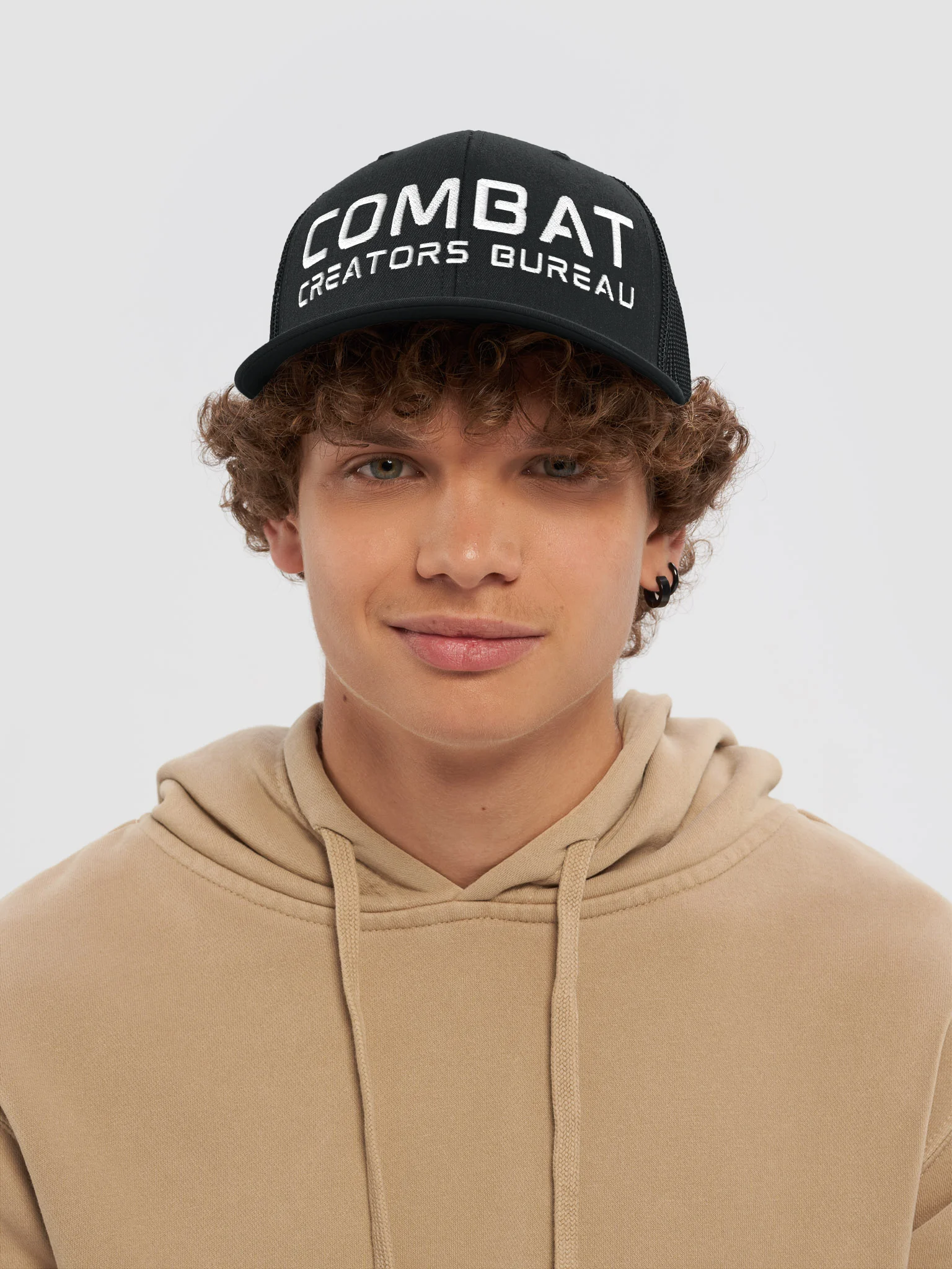 Combat Creators Bureau Logo Trucker Hat product image (5)