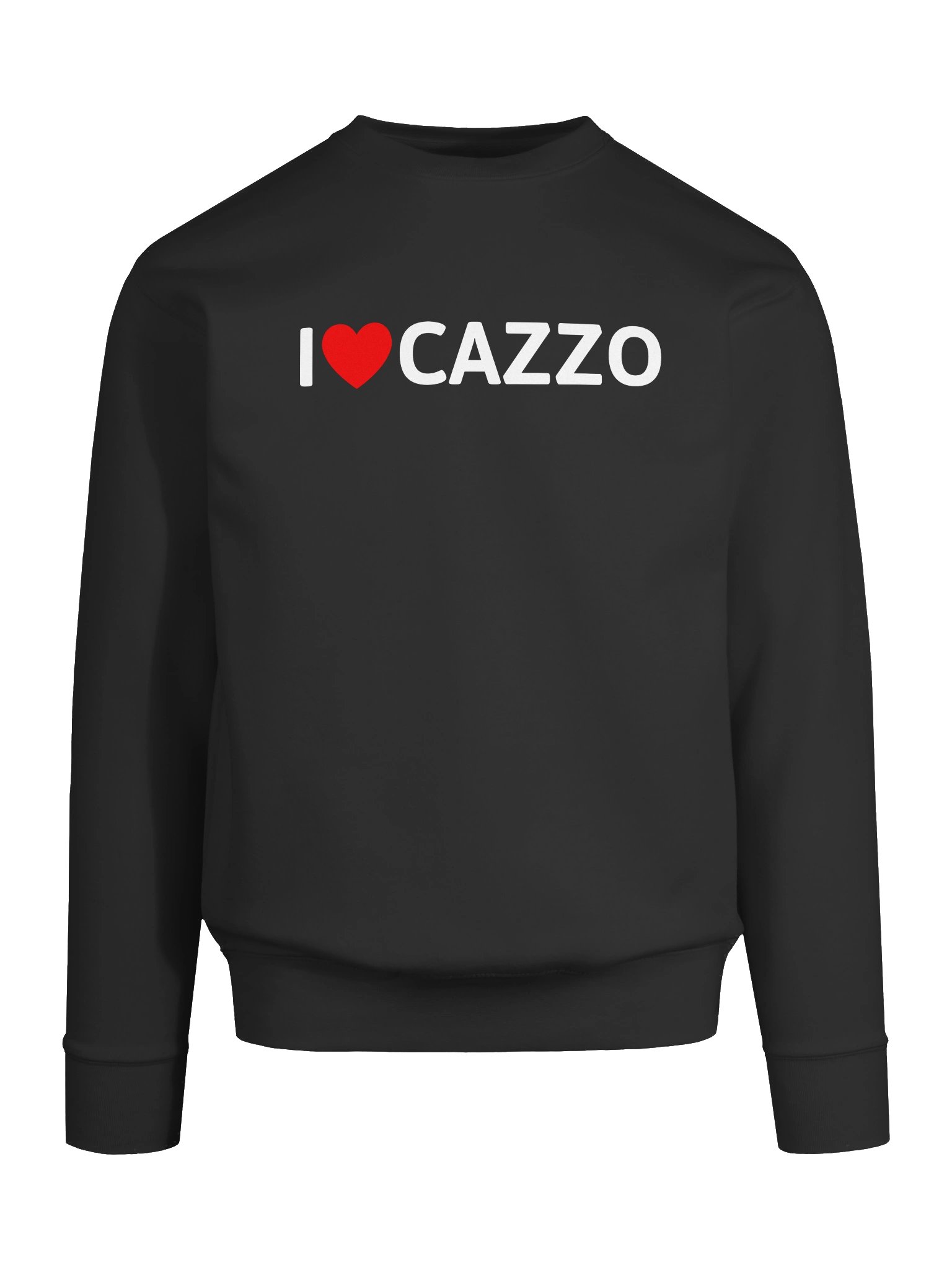 i ♥️ cazzo crewneck black product image (9)