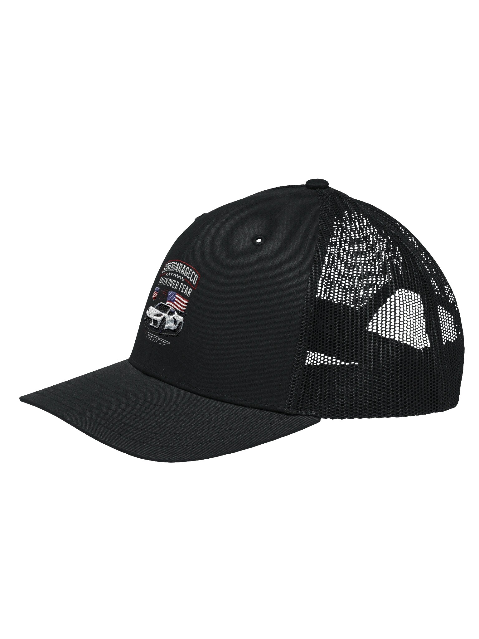 C8 Vette Trucker Snapback Hat product image (2)