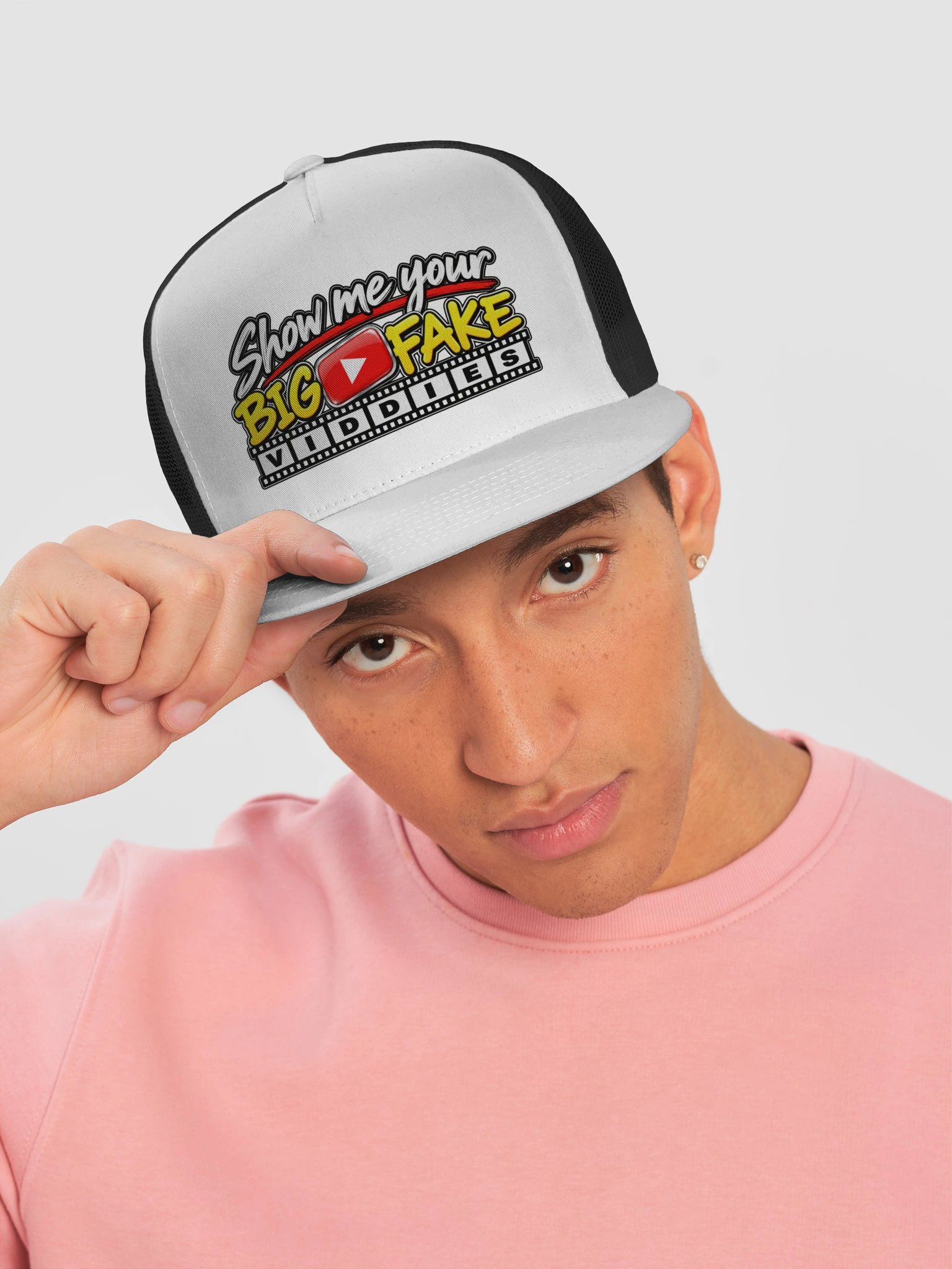 Show Me Your Big Fake Viddies Trucker Hat product image (52)