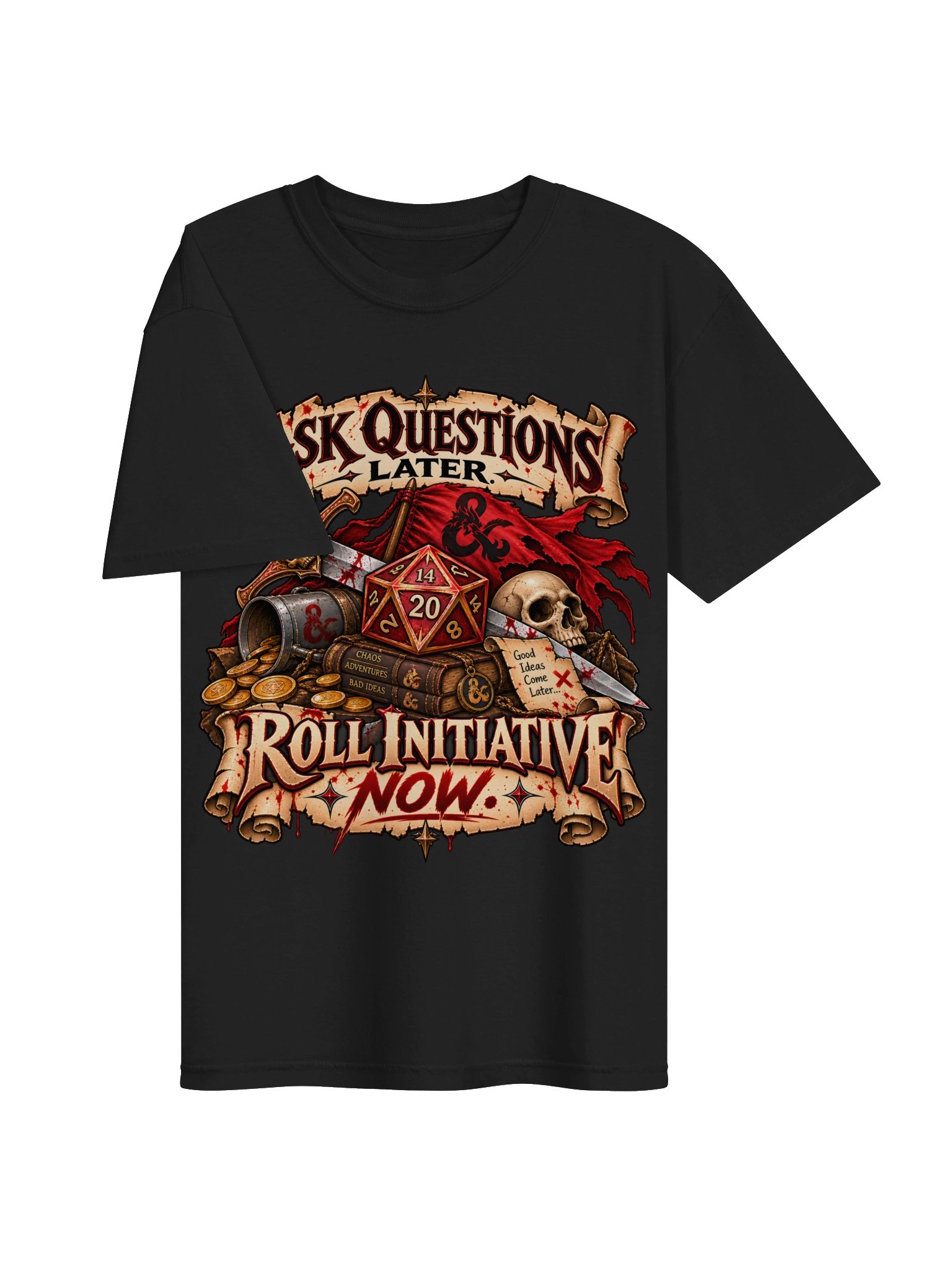 Ask Questions Later RPG T-Shirt product image (4)