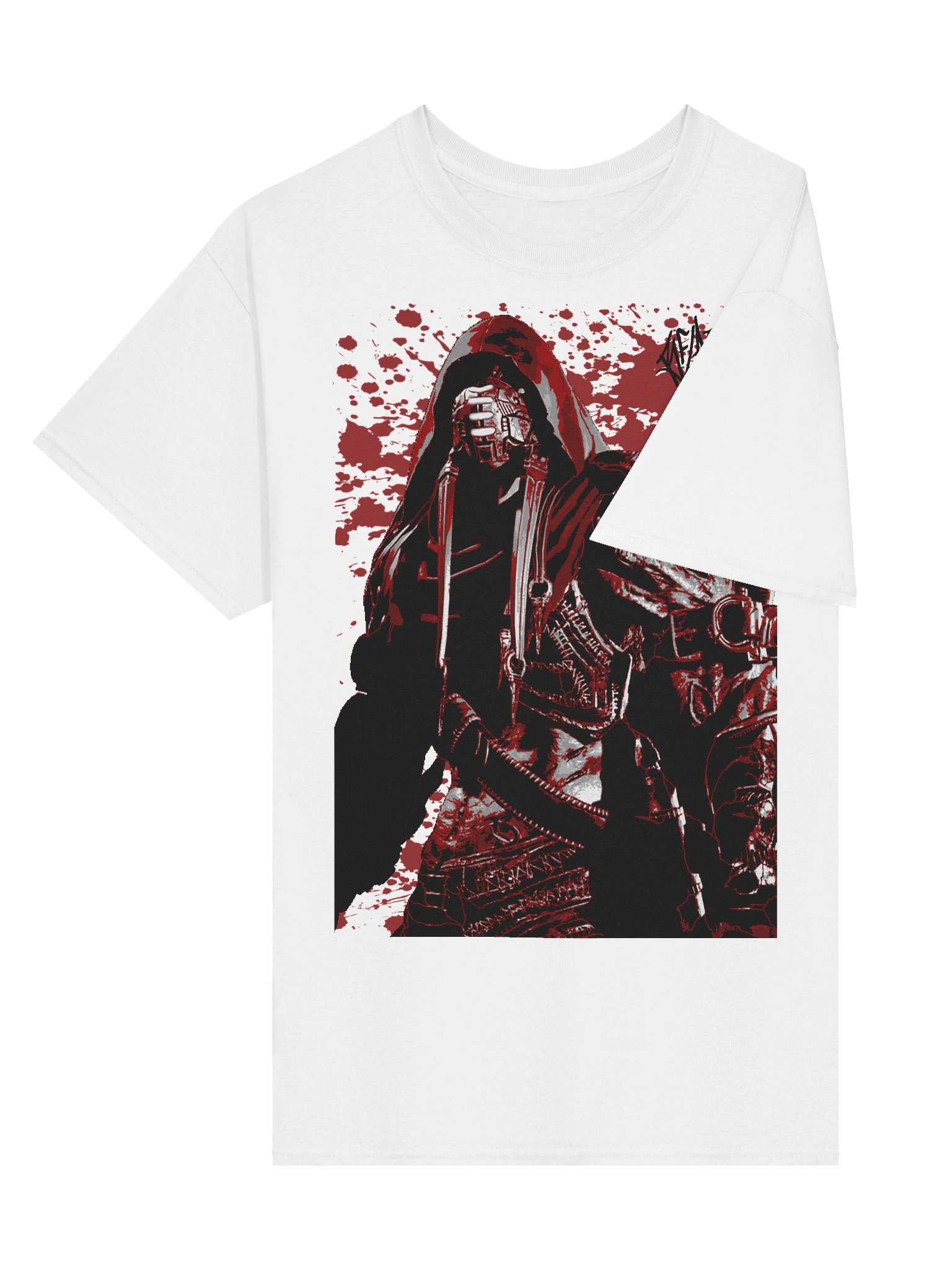Skorge paintint tee (WHITE) product image (3)