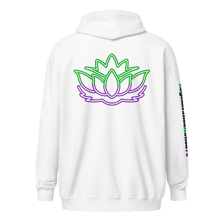 RNTV Signature Lotus Zip Hoodie - RNTV Signature Collection product image (1)