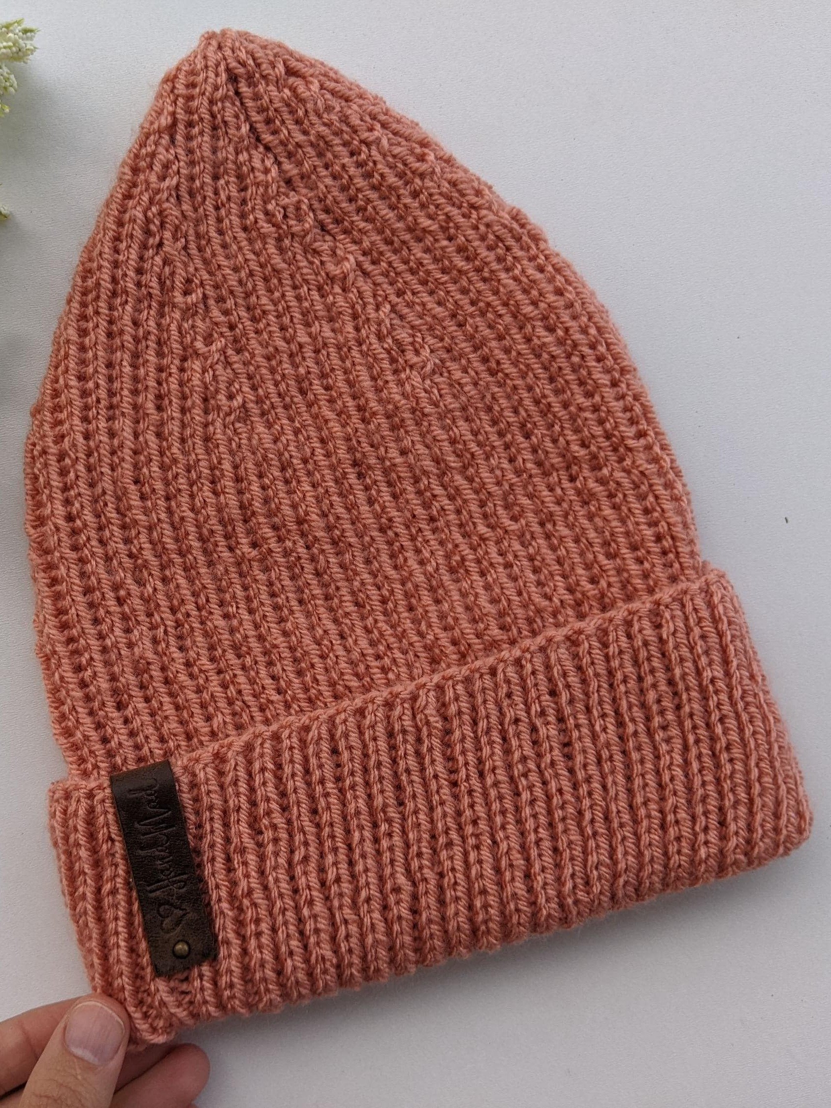 Knit Ribbed Smooth Hat Pattern product image (6)