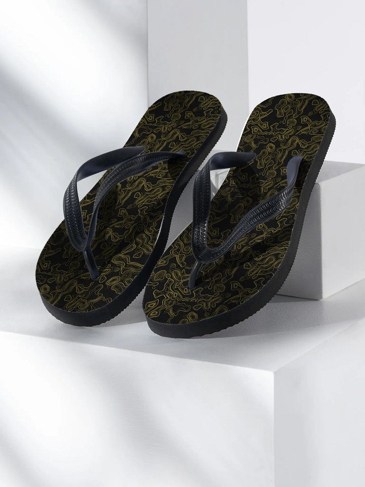 Topographic flip flops product image (1)