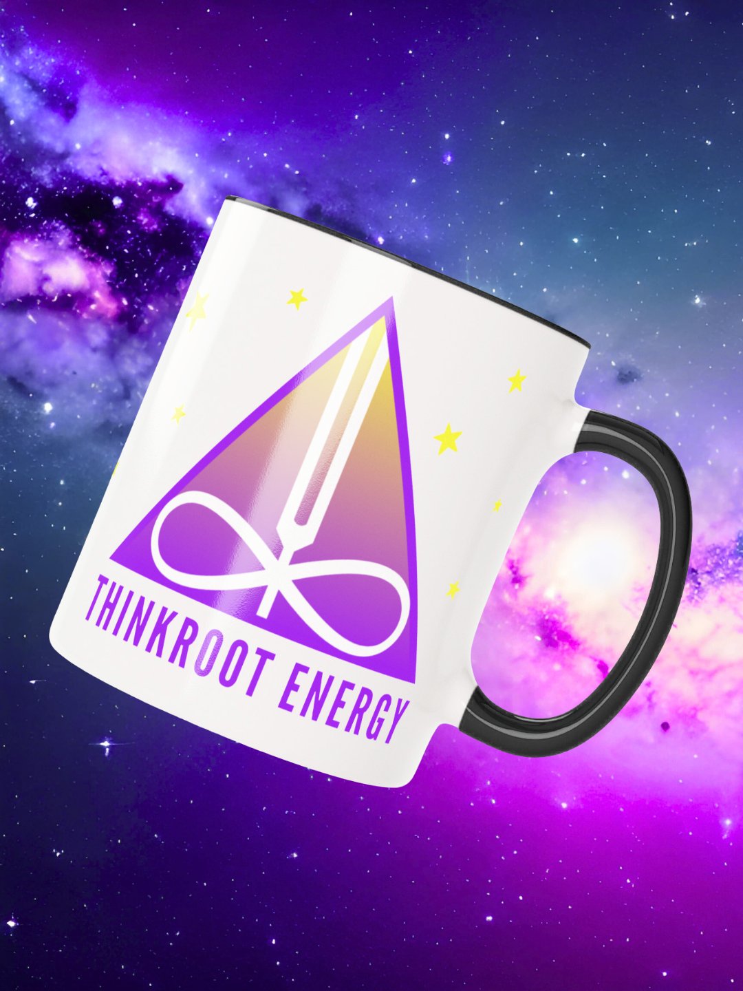 Triangle Ceramic Mug — Raise Your Frequency product image (2)