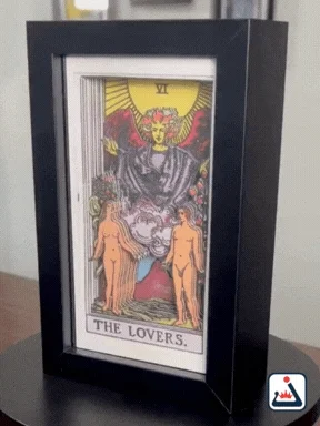 The Lovers – 3D Tarot Shadow Box Art product image (2)