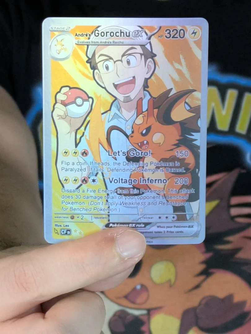 Gorochu Tee + Custom ex Card product image (3)