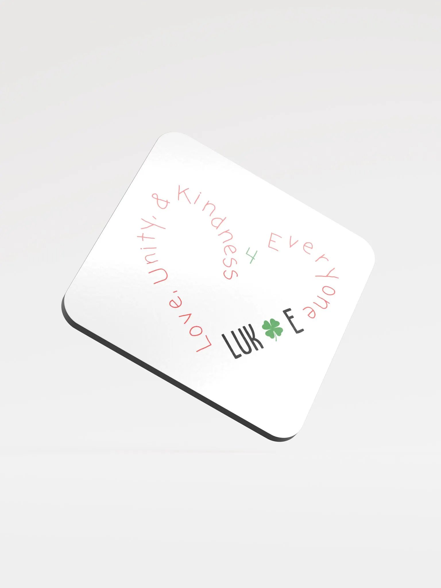 Heartfelt Kindness Glossed Coaster product image (1)
