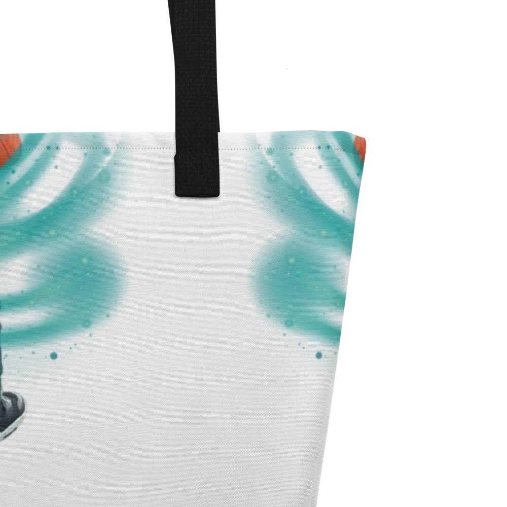 Glitch Wheel All-Over Tote Bag product image (3)