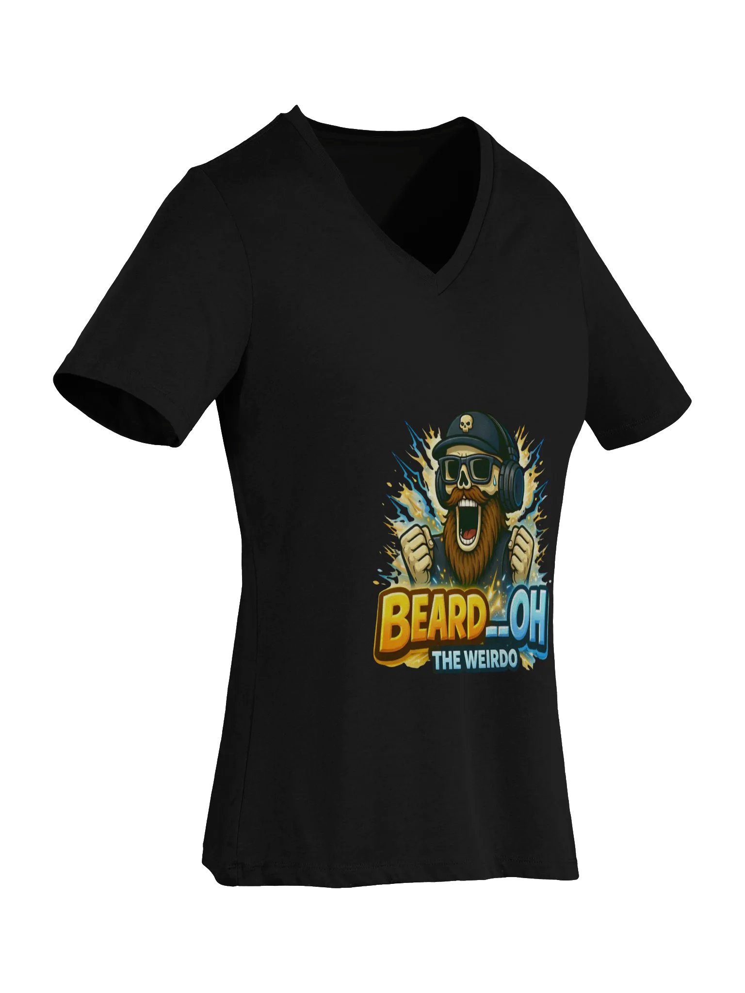 Beard__Oh Women's V-Neck T-Shirt product image (6)