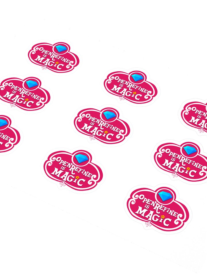 “OpenRefine is Magic” Sticker Sheet (9) product image (2)