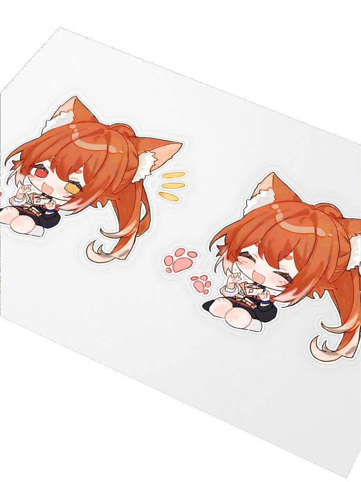 Double Kitzumii Chibi Stickers product image (2)