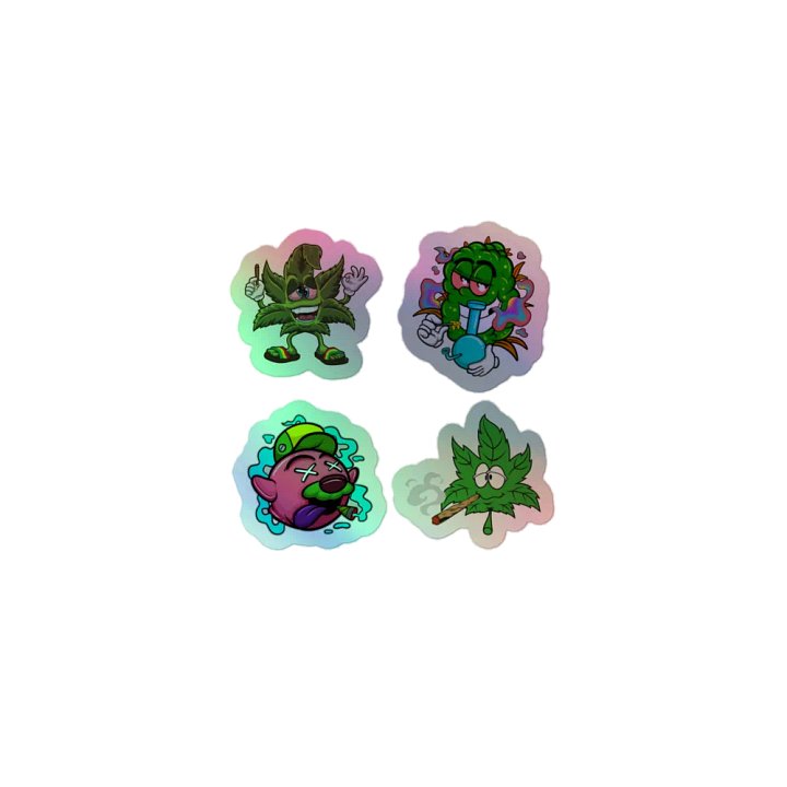 "Stoney Baloney" Holographic Sticker Set product image (1)