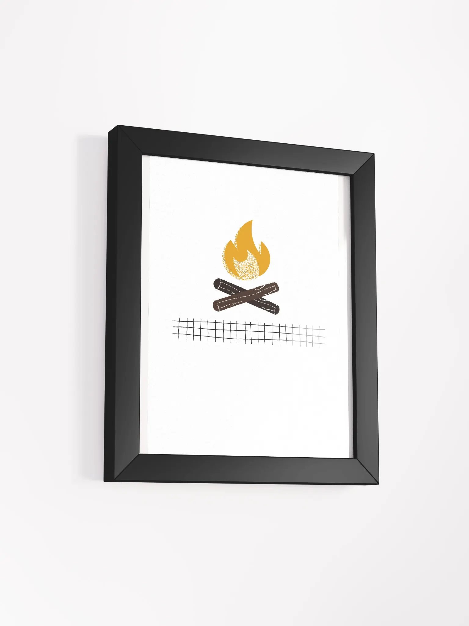 Radiant Campfire Framed Matte Poster product image (34)