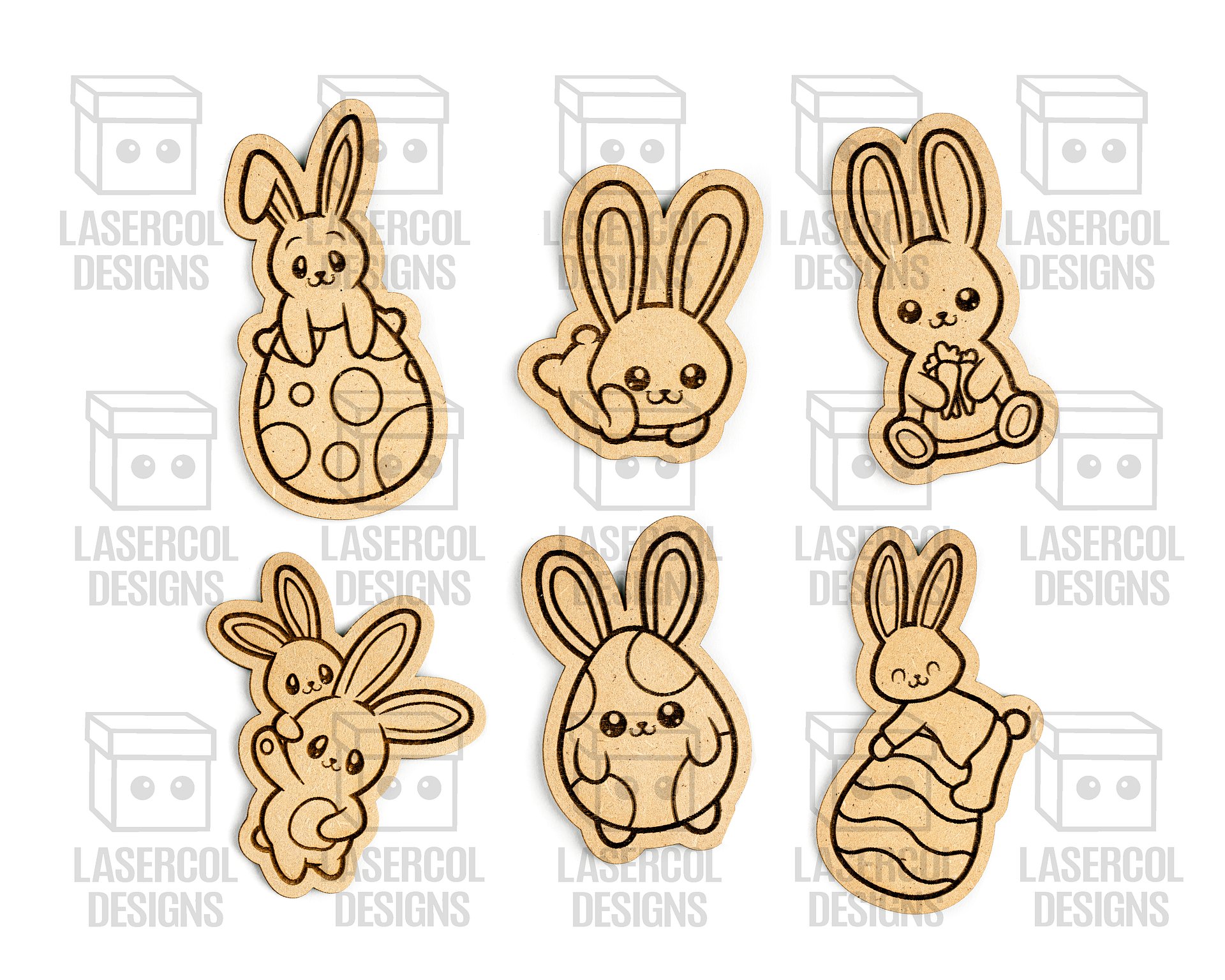 Easter Cutouts/Paint Kit Set 3 & Set 4 - Laser Cut Files product image (9)
