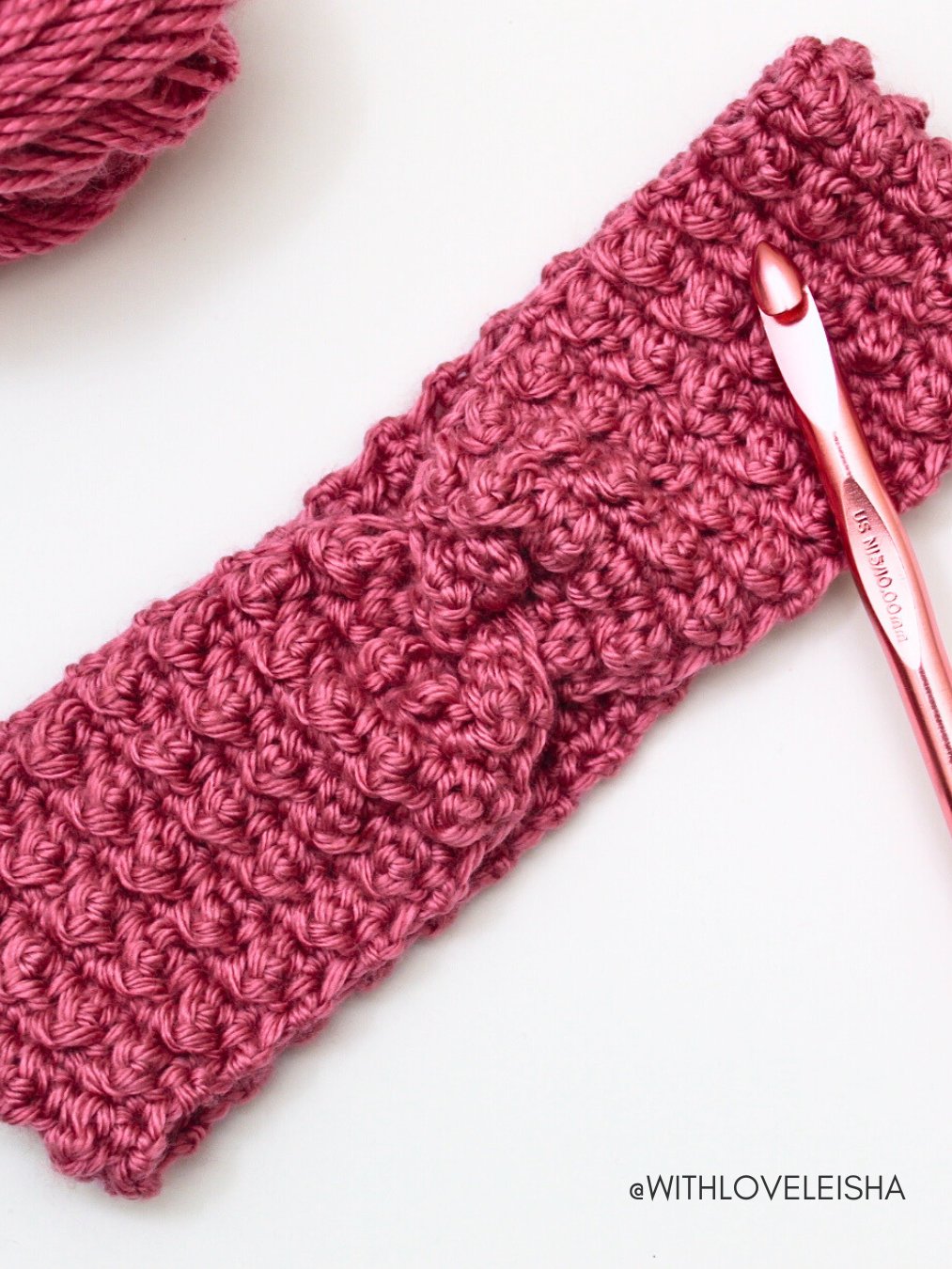 Easy Perfect Fit Cobblestone Winter Crochet Headband - Beginner Written Pattern & Ad Free Video product image (3)