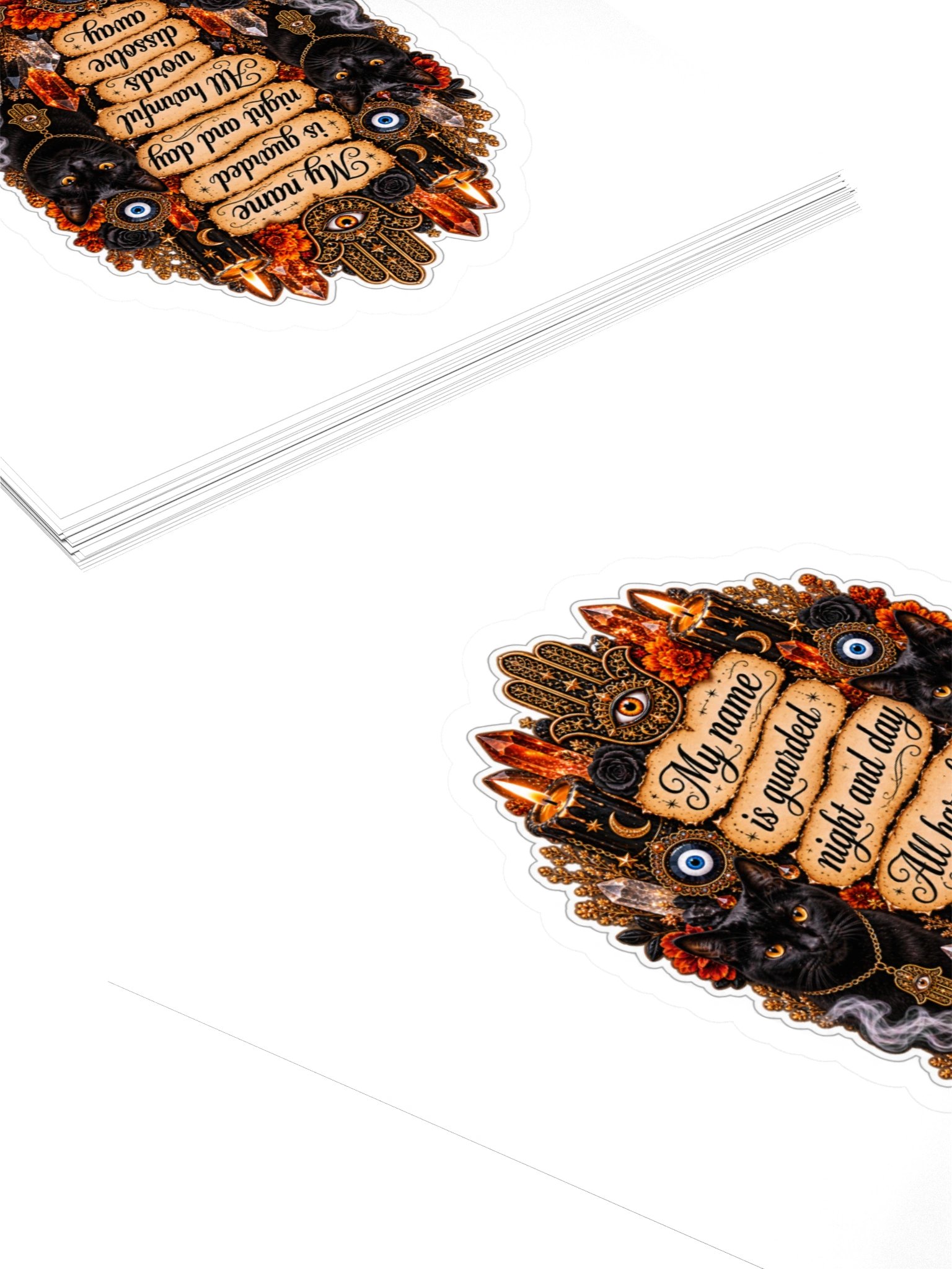 ward your name halloween sticker product image (4)