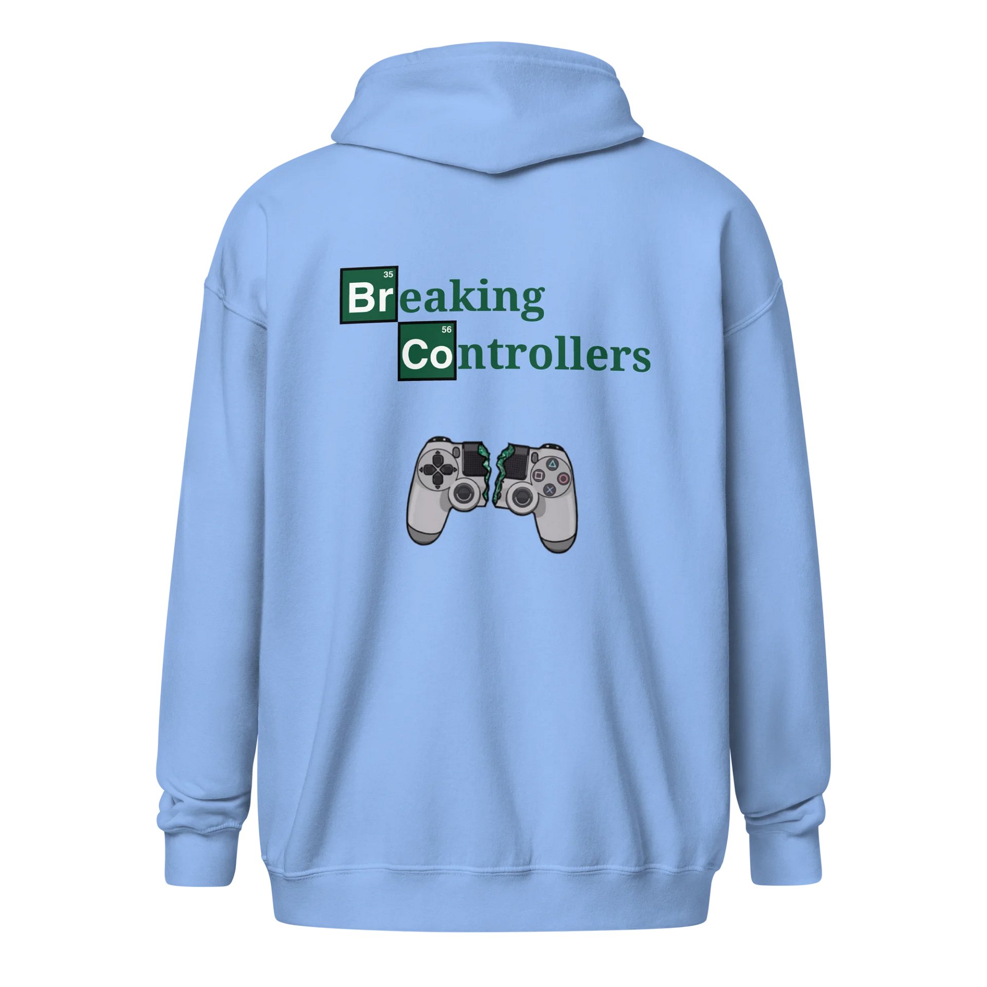 [WOR Shop] Breaking Controllers - Unisex Zip Graphic Hoodie [black logo] product image (1)
