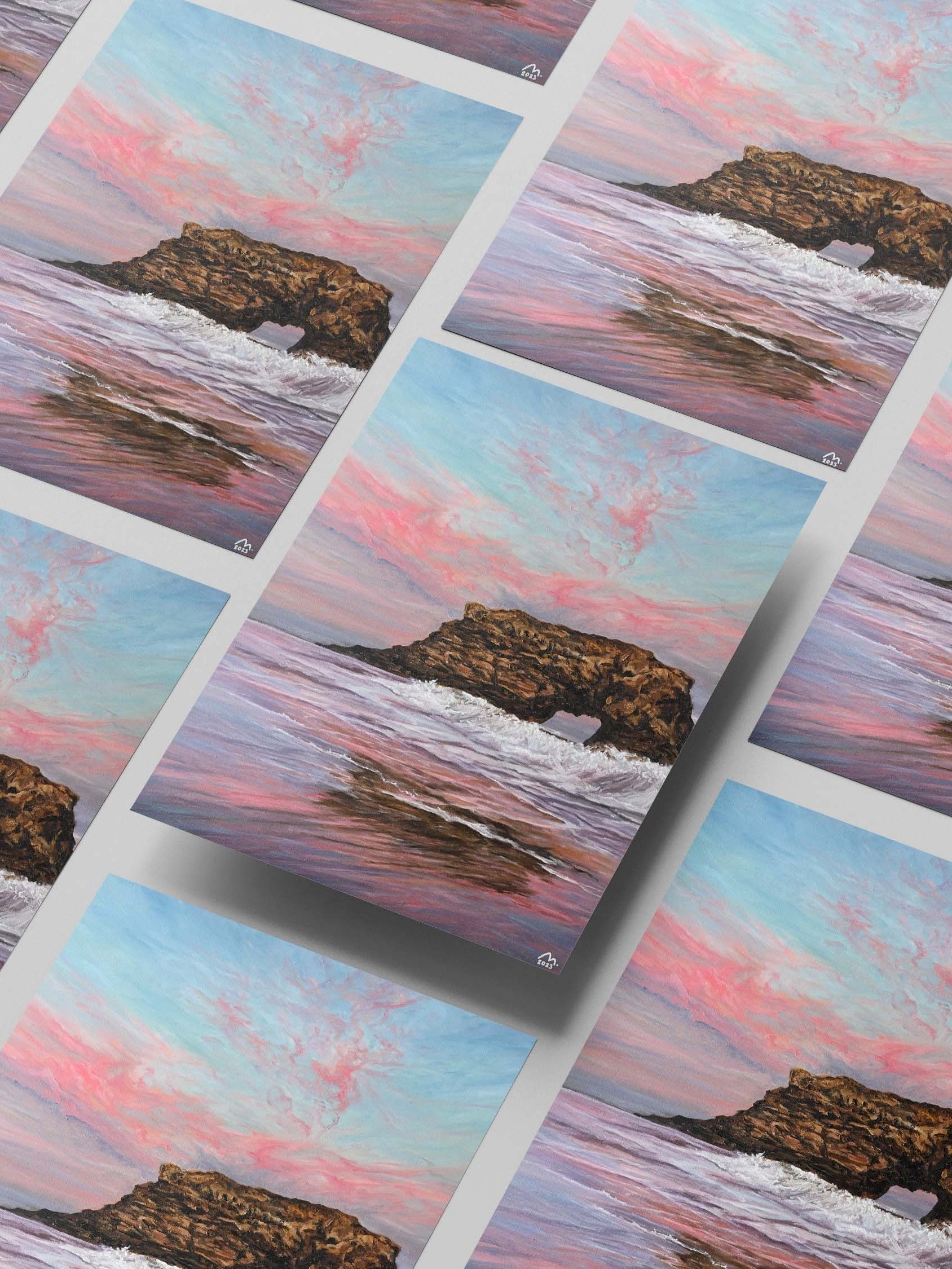Natural Bridge, State Beach Art Print product image (7)