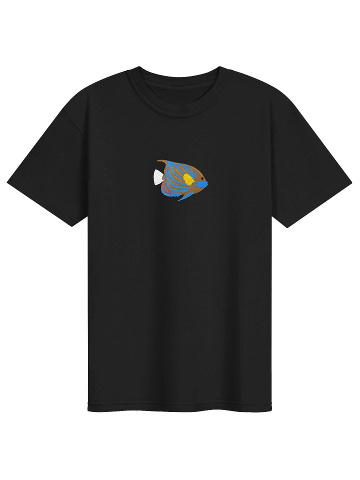 Blue Ring Angelfish Premium T-Shirt (Embroidered) for Reef and Marine Aquarium Lovers product image (9)
