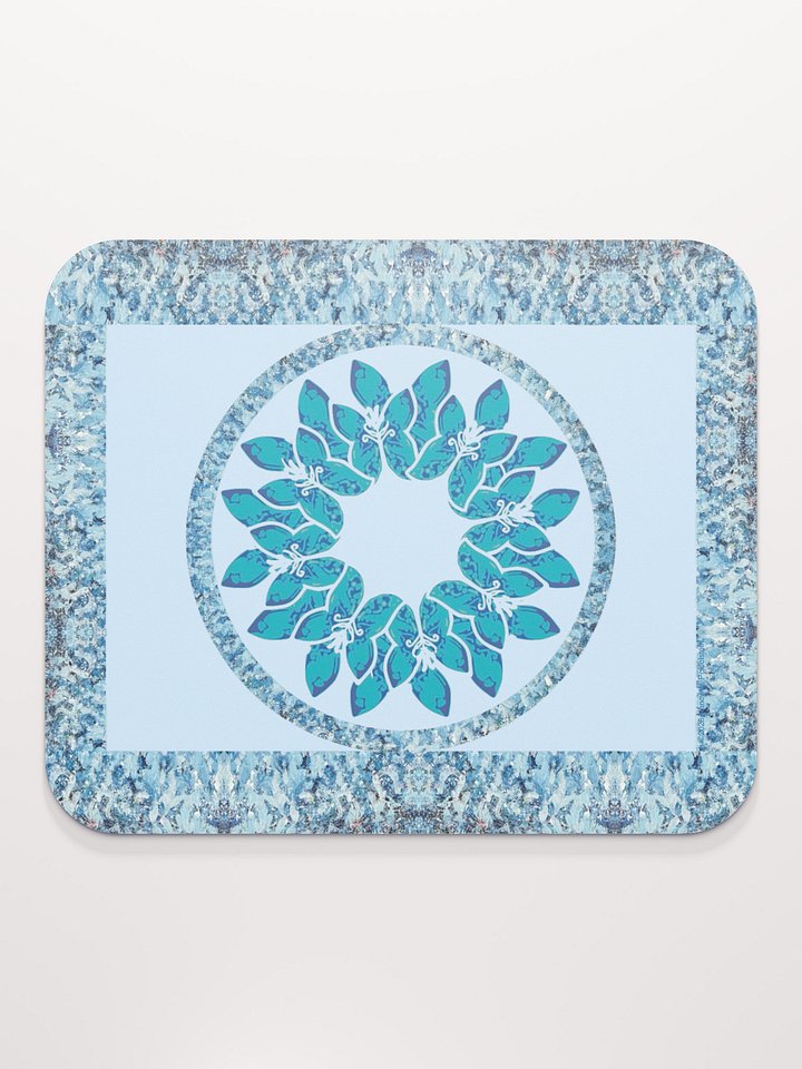 Circle Flower mouse pad product image (1)