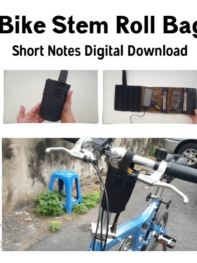 Bike Stem Roll Bag Supplementary Material Digital Download product image (1)