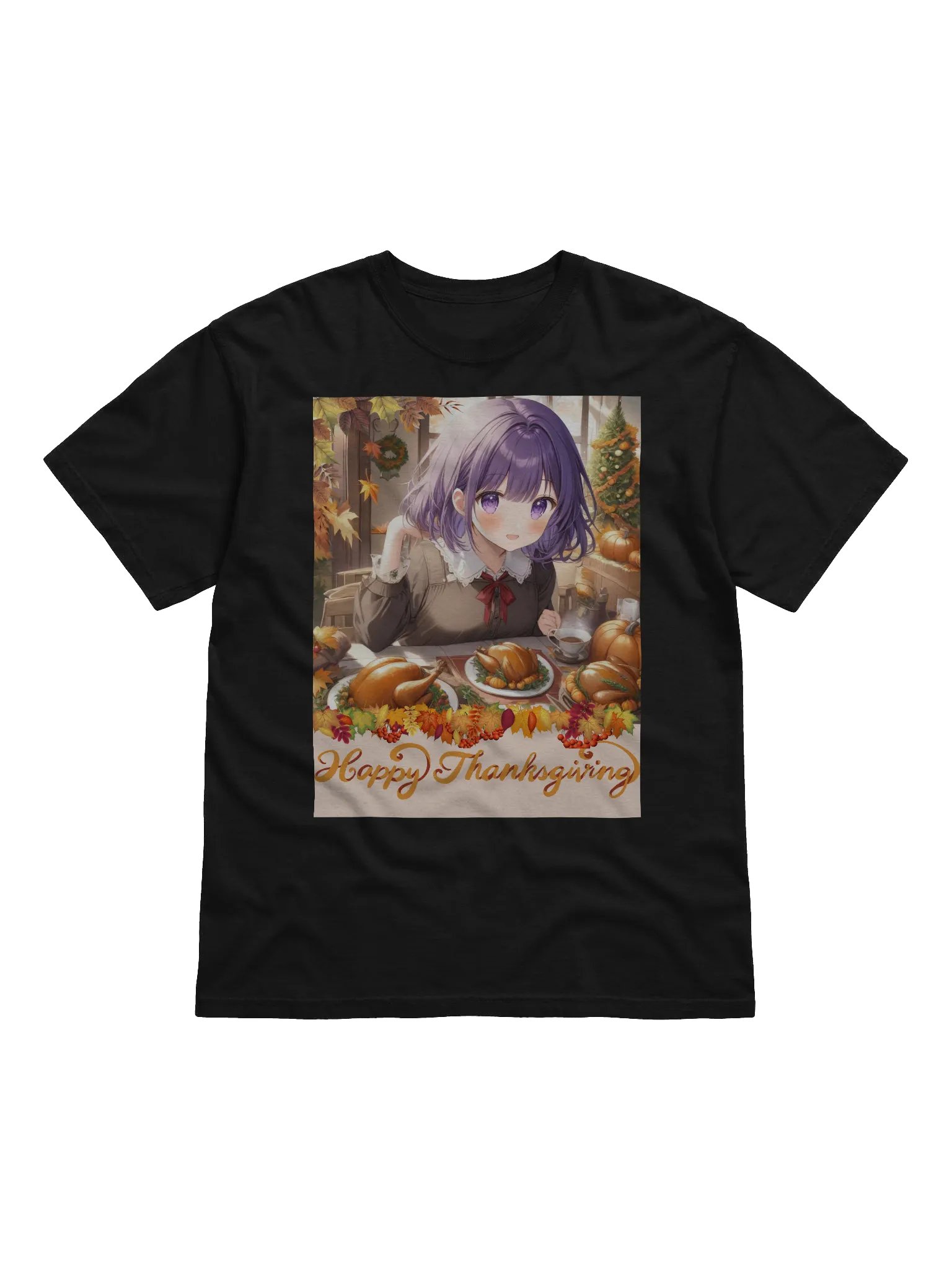 Anime Thanksgiving Feast T-Shirt product image (1)