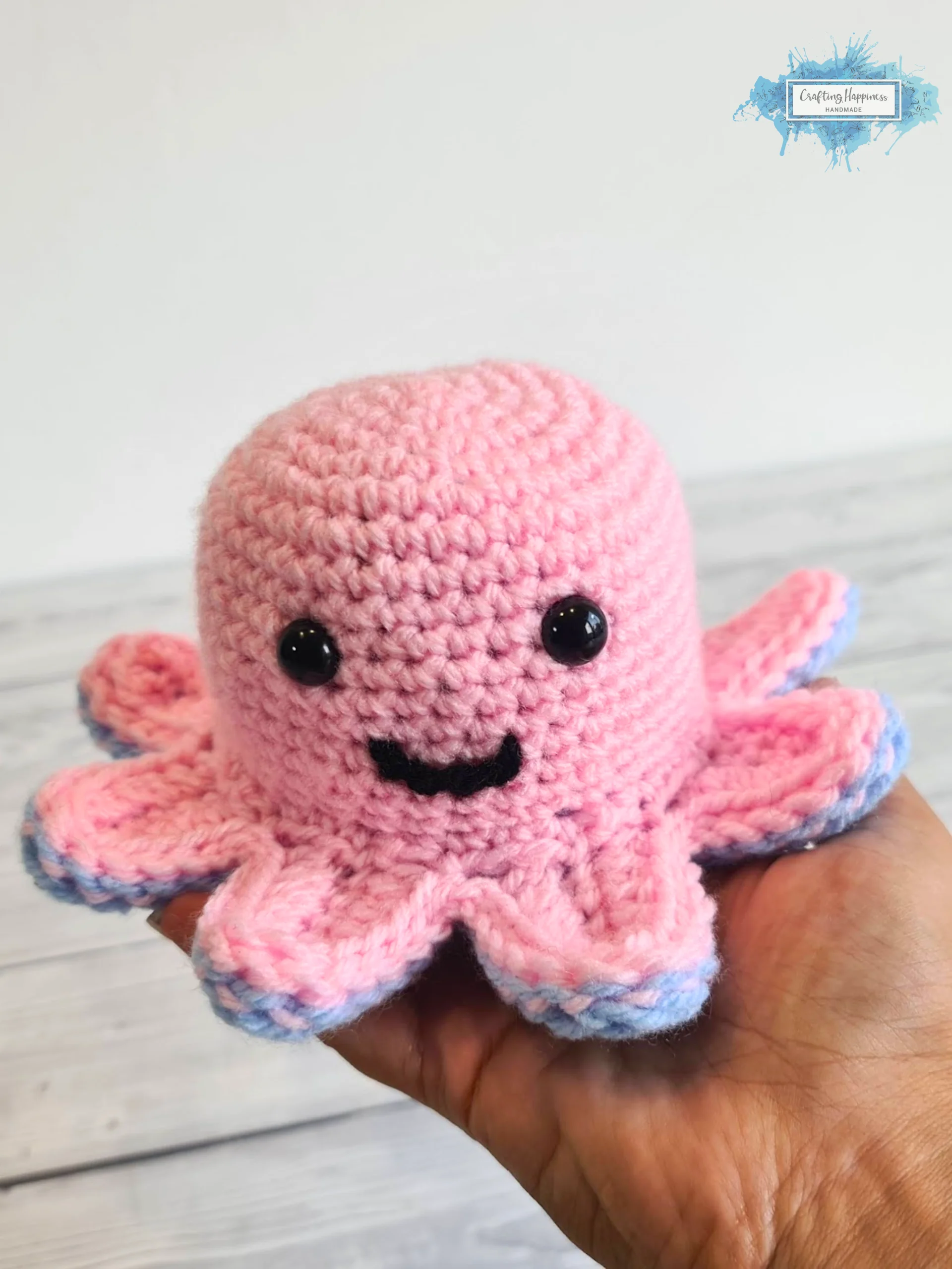 Reversible Amigurumi Crochet Pattern Bundle – Mood Octopus, Cat & Ghost (PDF Pattern) product image (3)