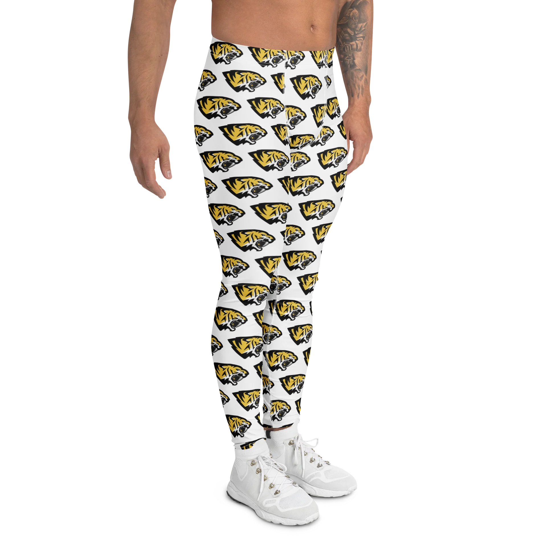 Abstract Mosaic All-Over Print Men’s Leggings product image (4)