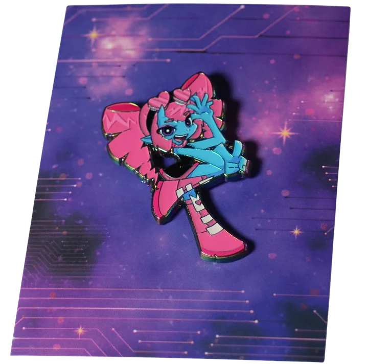 ✨ LIMITED ✨ - Circuit Witch Enamel Pin - Pop Cartoon Anime Style product image (1)