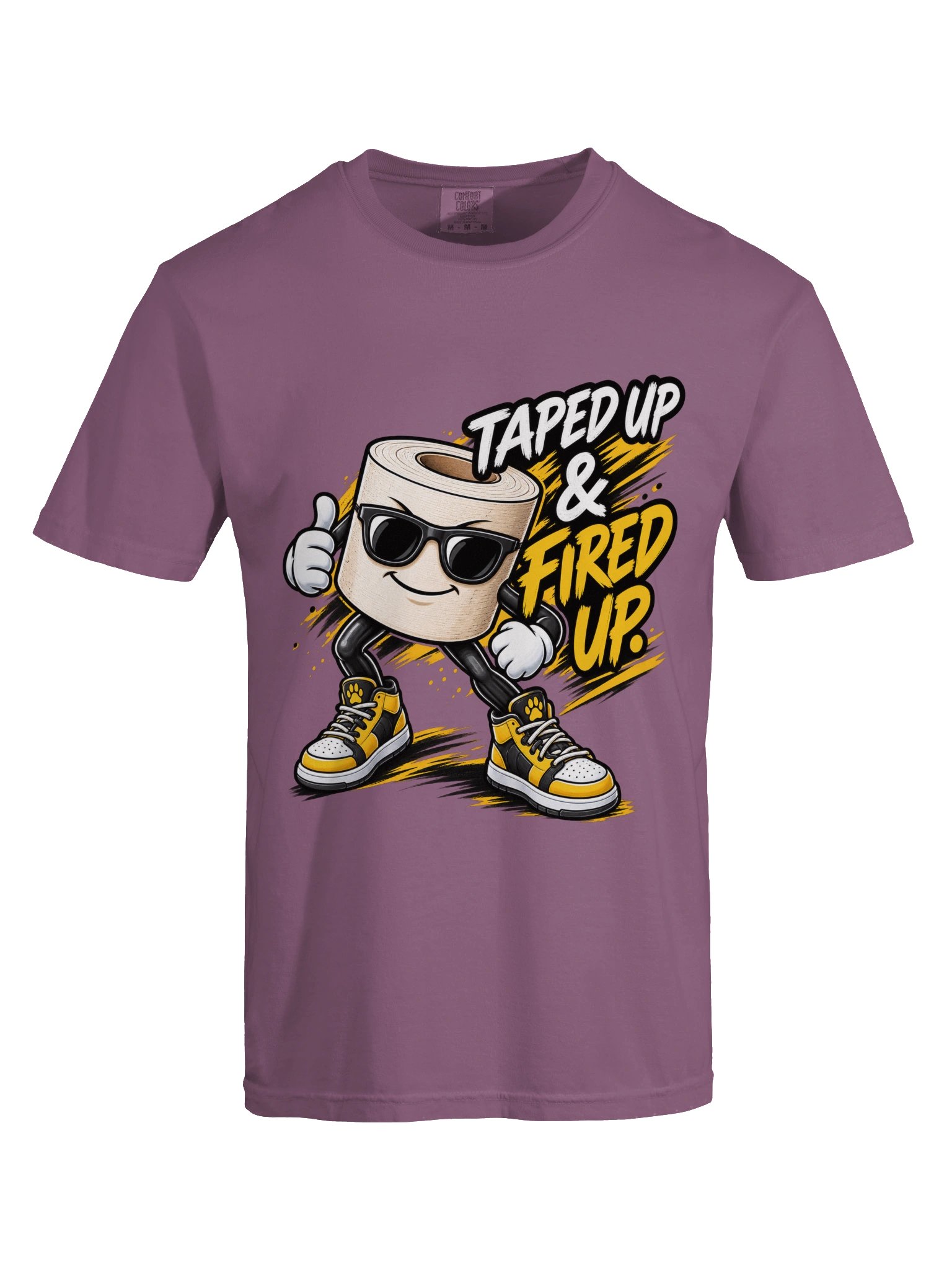 Taped Up & Fired Up Wrestling Tee product image (38)