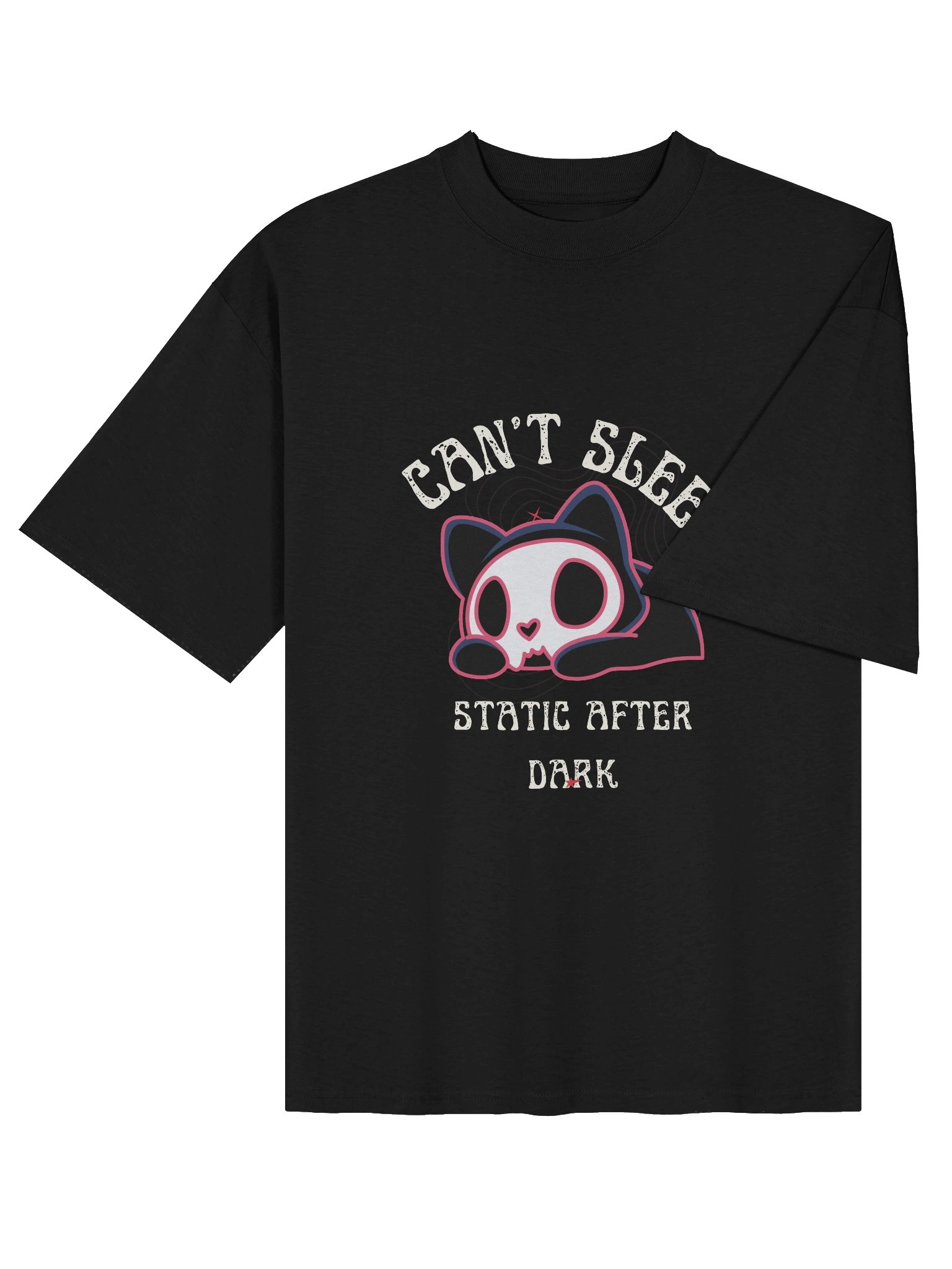 Can't Sleep" Unisex Organic Oversized Tee product image (7)