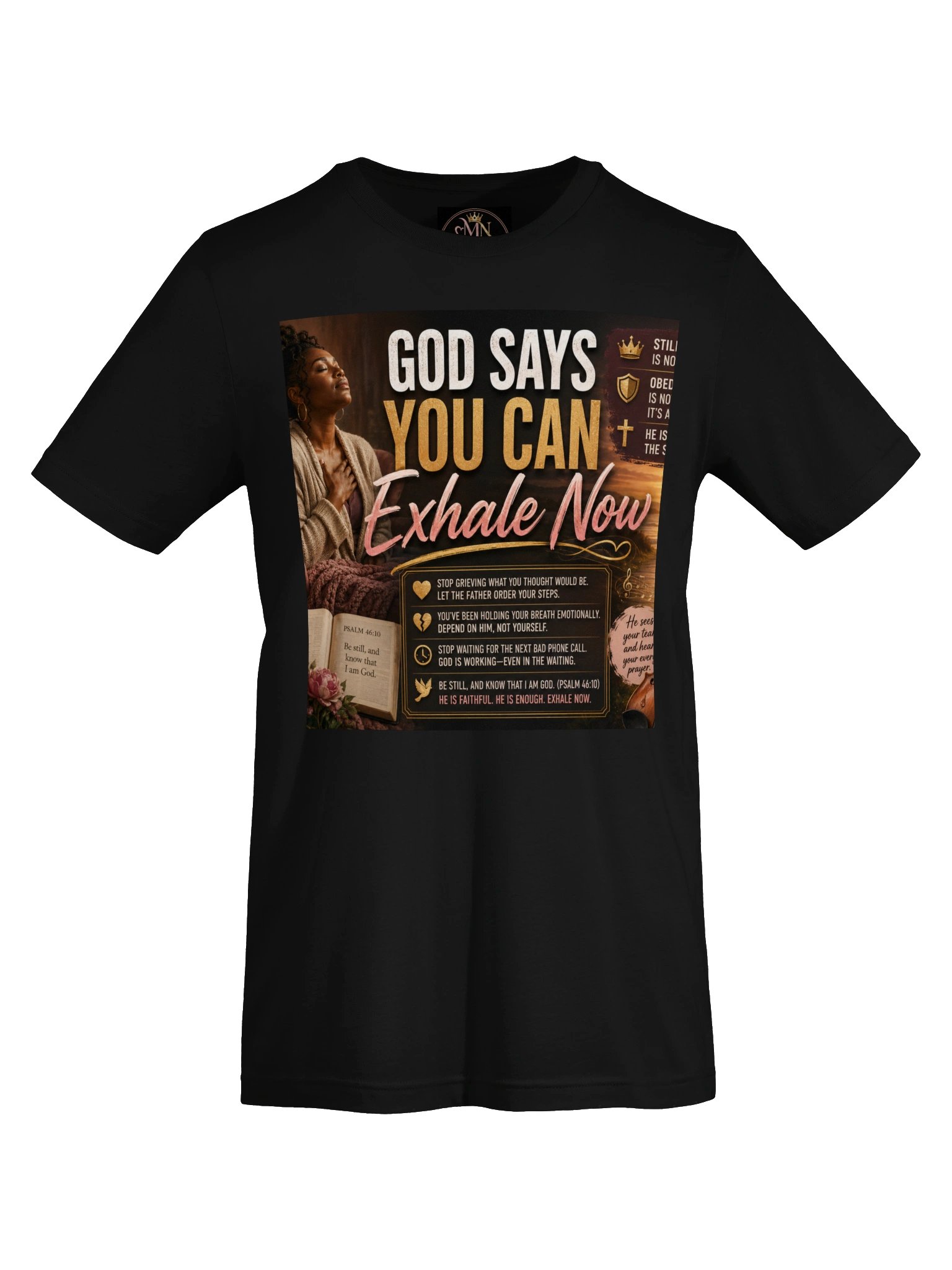 God Says You Can Exhale Now Tee product image (5)
