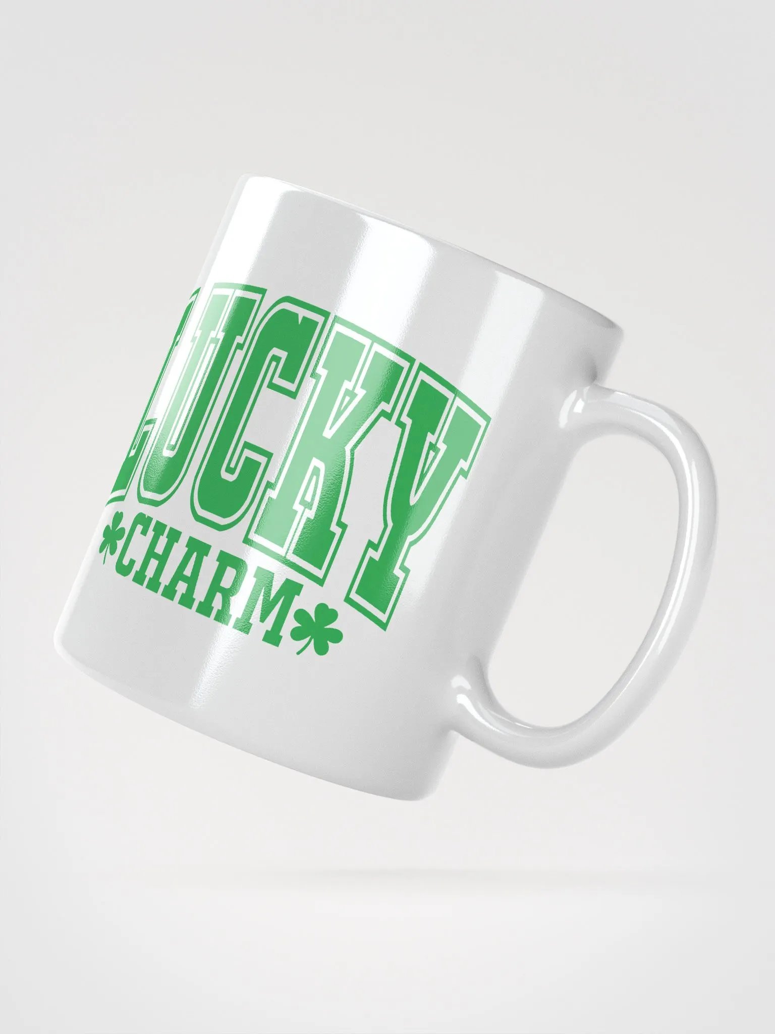 St Patty Lucky Charm White Glossy Mug product image (3)