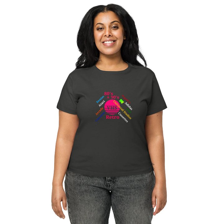 Nostalgic VHS Dreams High-Waisted Tee product image (1)