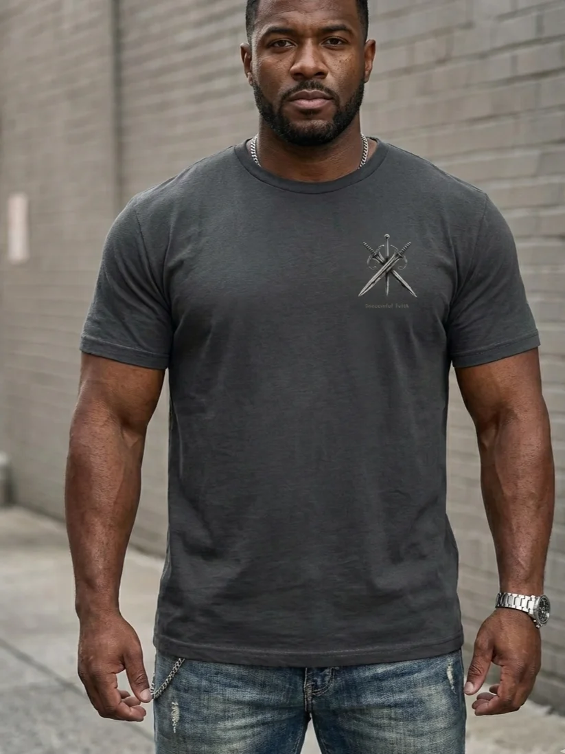 Iron Sharpens Iron Heavyweight Tee + Free 30-Day Prayer Guide product image (2)