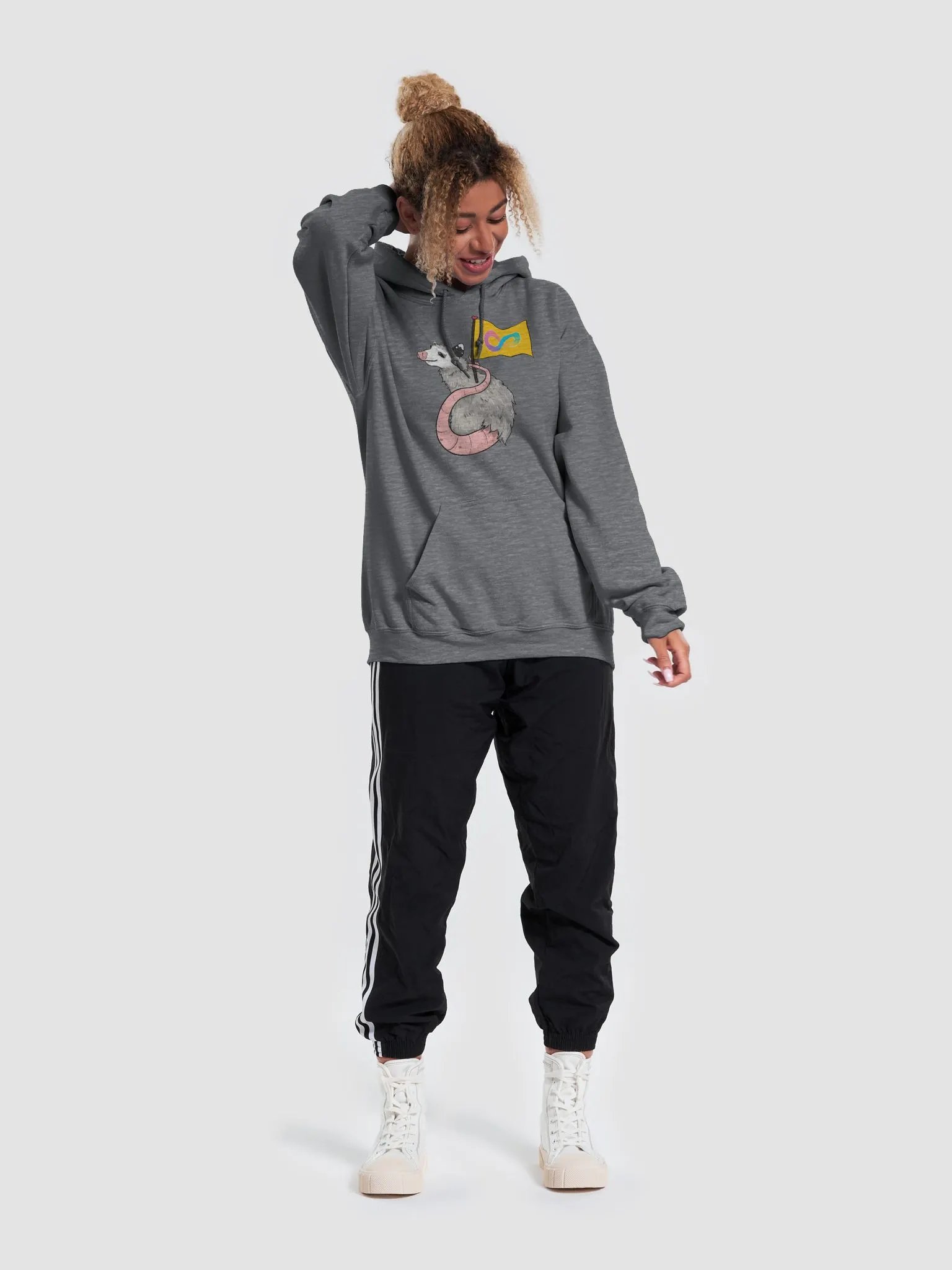 Autism Pride possum classic hoodie product image (7)