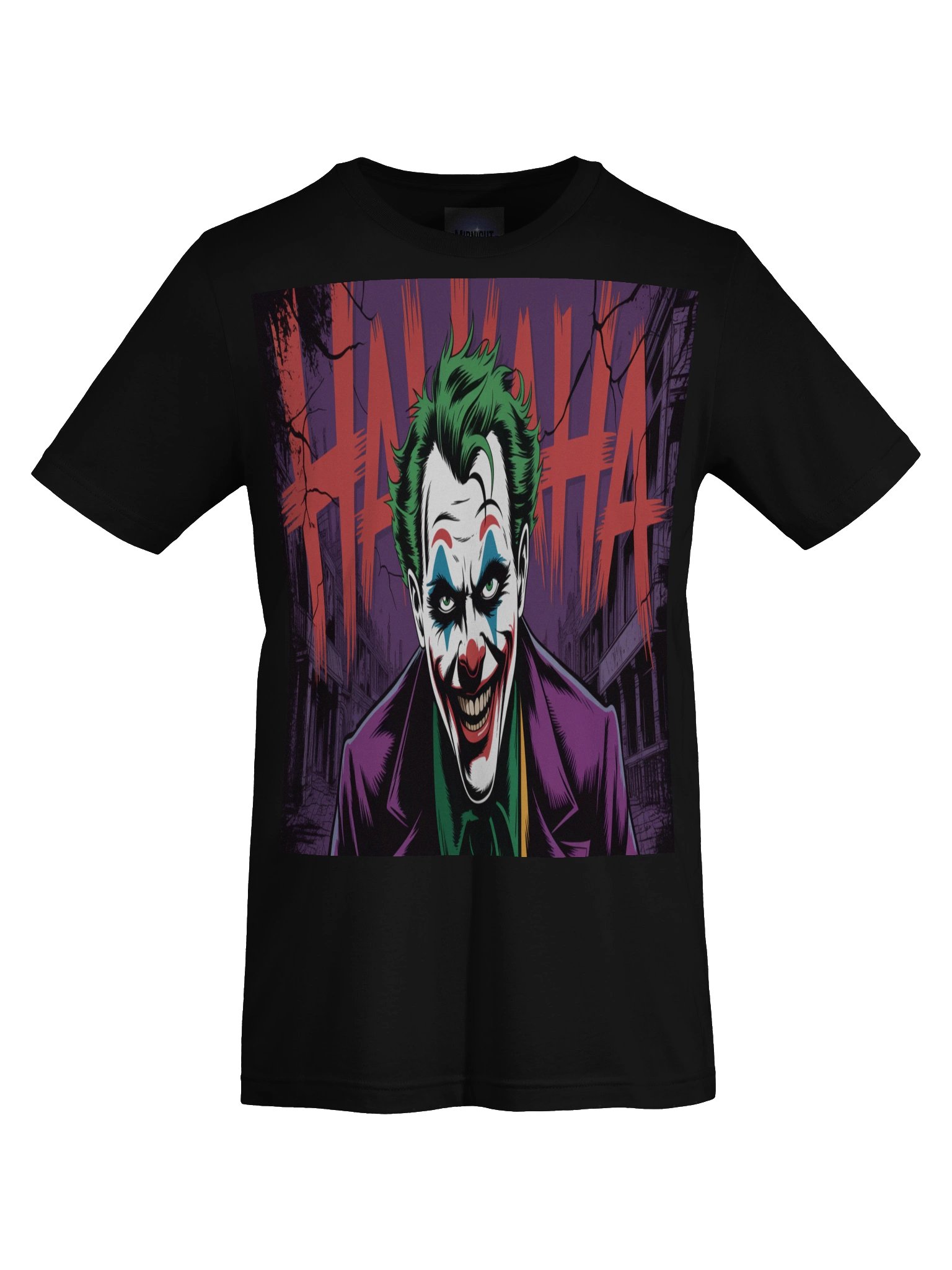 Joker 'HAHAHA' Alleyway Cackle Supersoft T-Shirt product image (1)