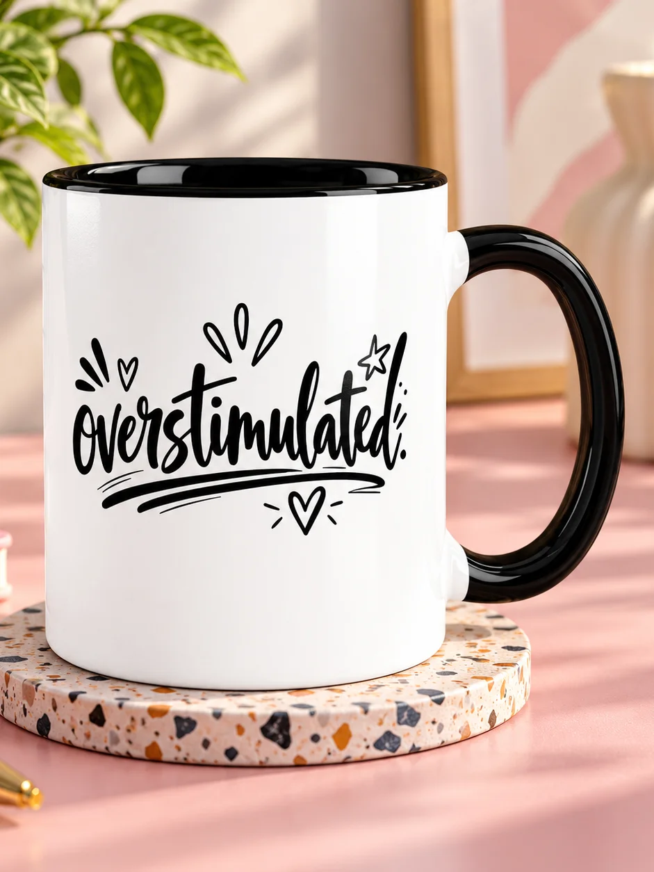 Overstimulated Ceramic Mug product image (1)