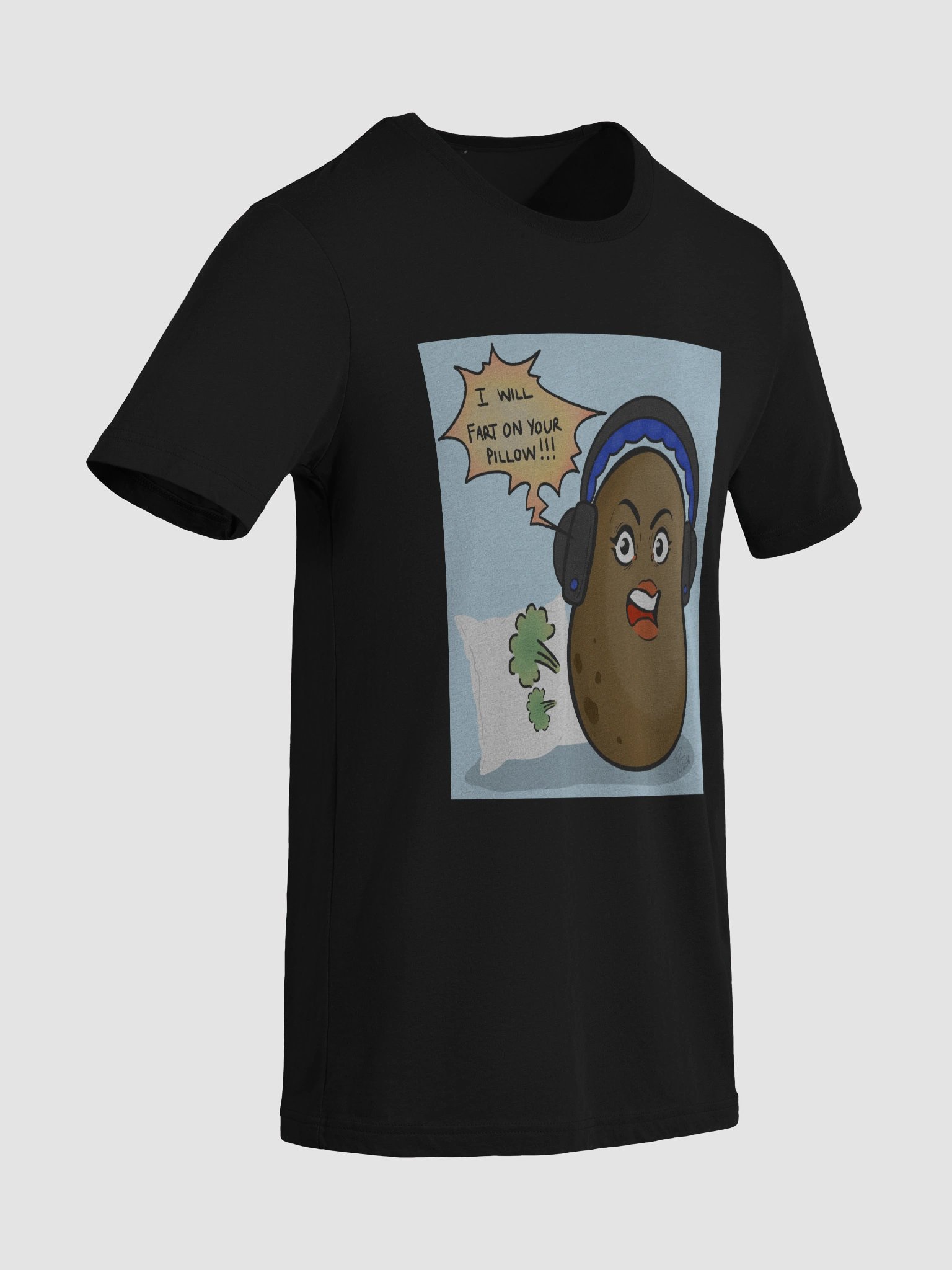 Potato Panda T-Shirt Front Design (Multiple Colors) product image (117)