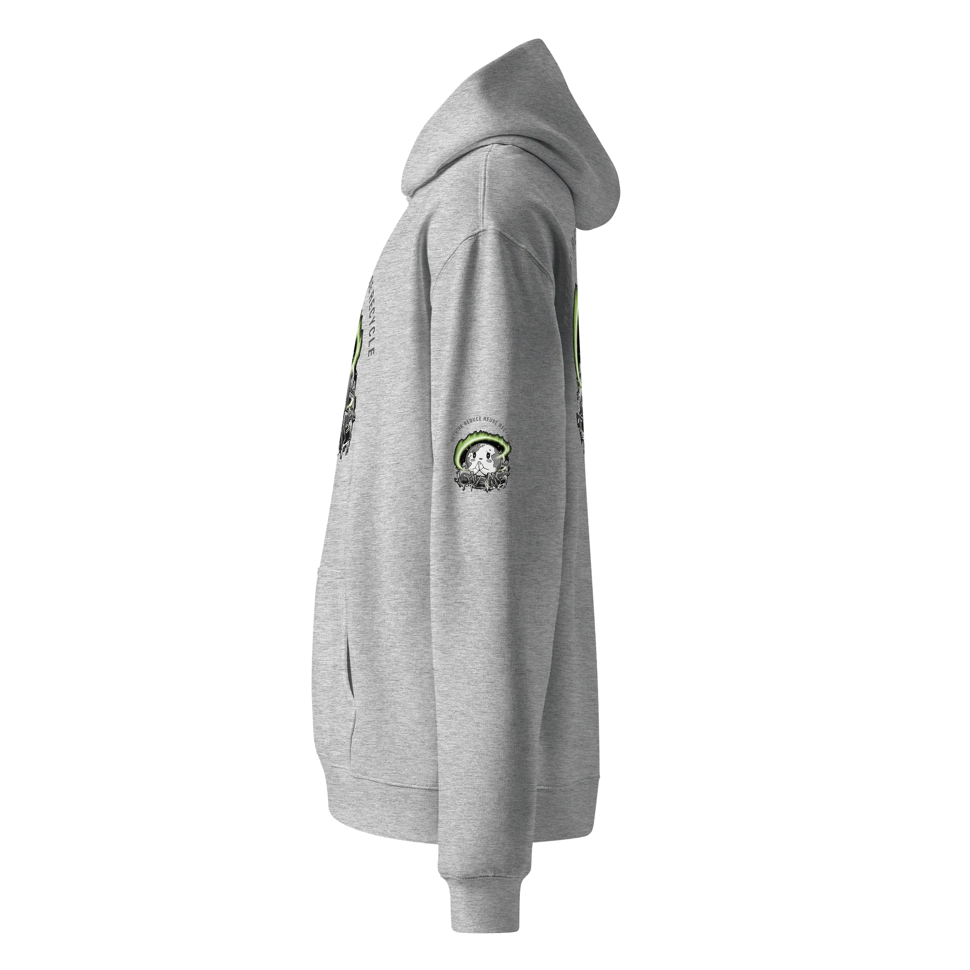 Save Me Unisex Premium Oversized Hoodie | Bold Style for a Greener Future product image (4)
