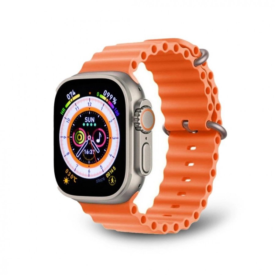 ساعة ذكية ألترا بسوار سيليكون مموج product image (1)