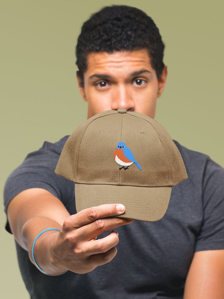 Bluebird Dad Hat – Plain Back product image (1)