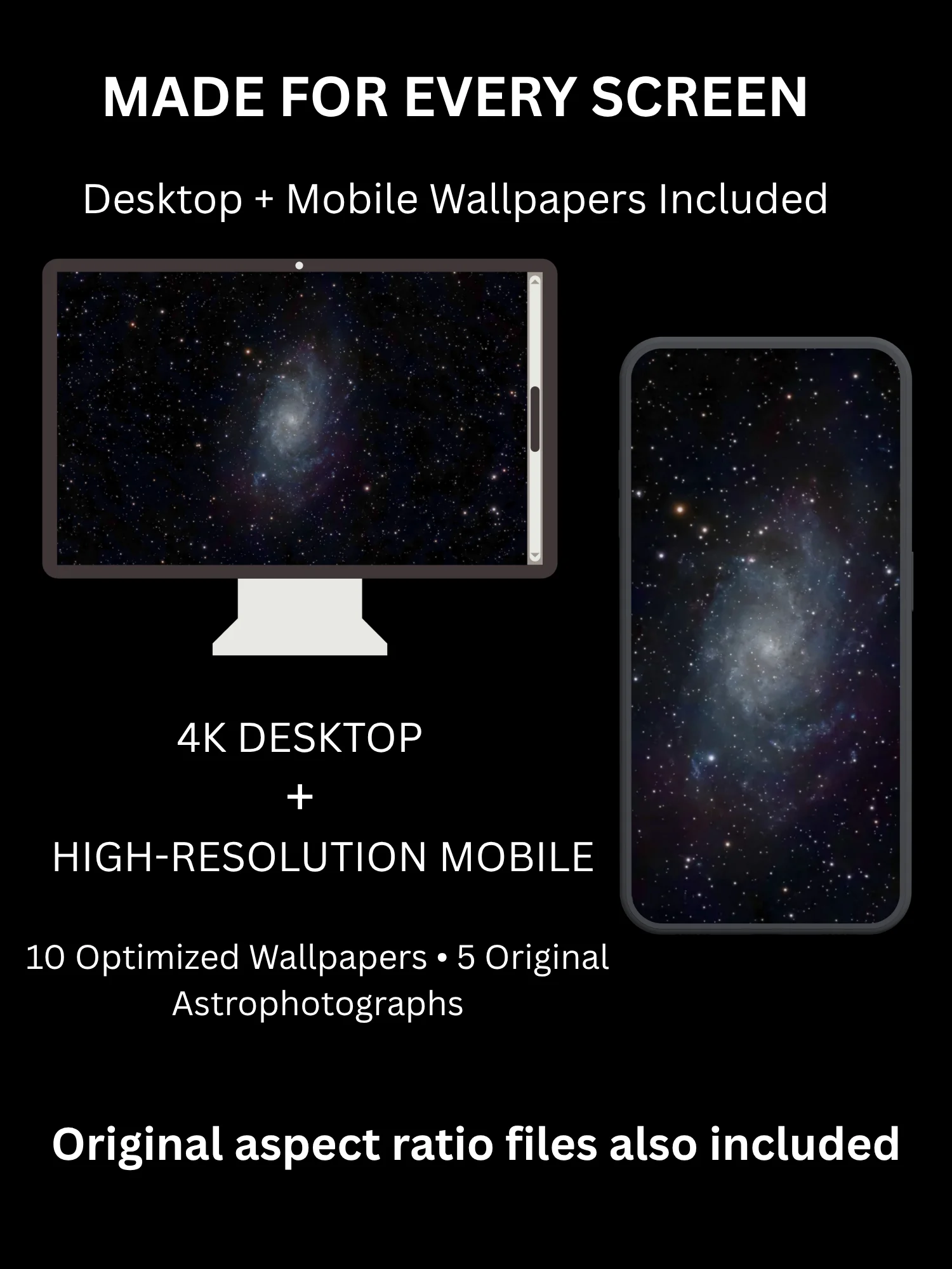 Triangulum Galaxy (M33) Wallpaper Pack product image (2)