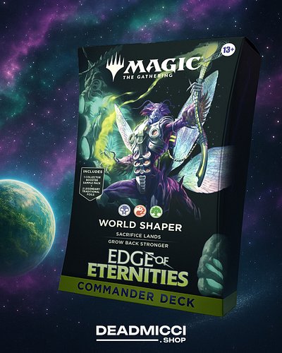 🧬 Magia, galaxias y cartas que redefinen el juego.
Edge of Eternities ya está disponible en DeadMicci y no querrás quedarte s...