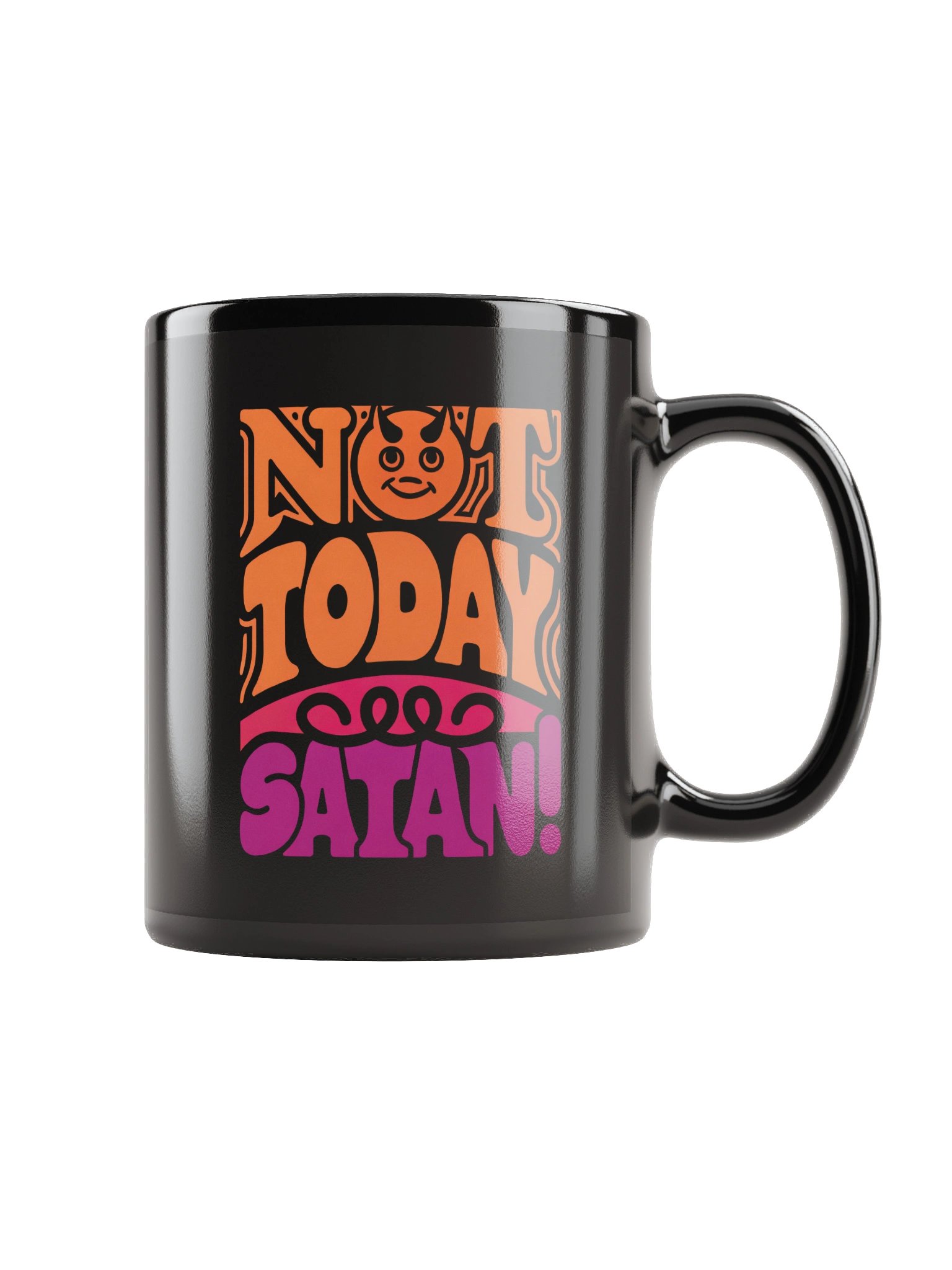 Retro Not Today Satan Mug product image (1)