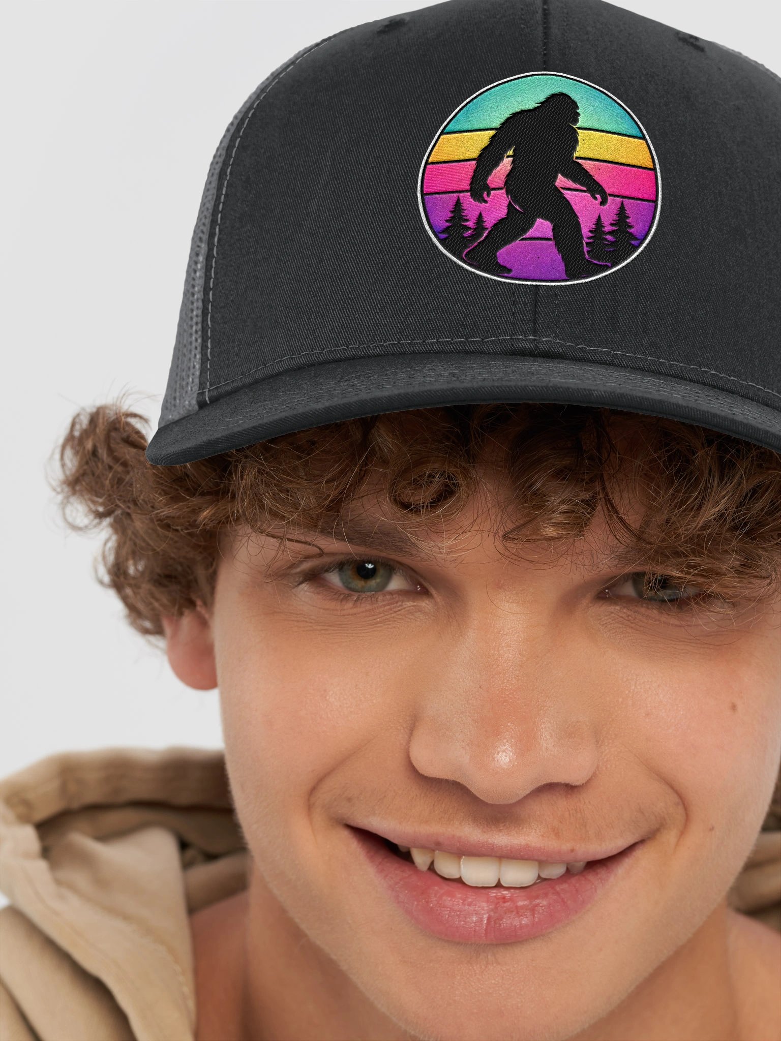 Bigfoot Trucker Cap Emrboidered product image (23)