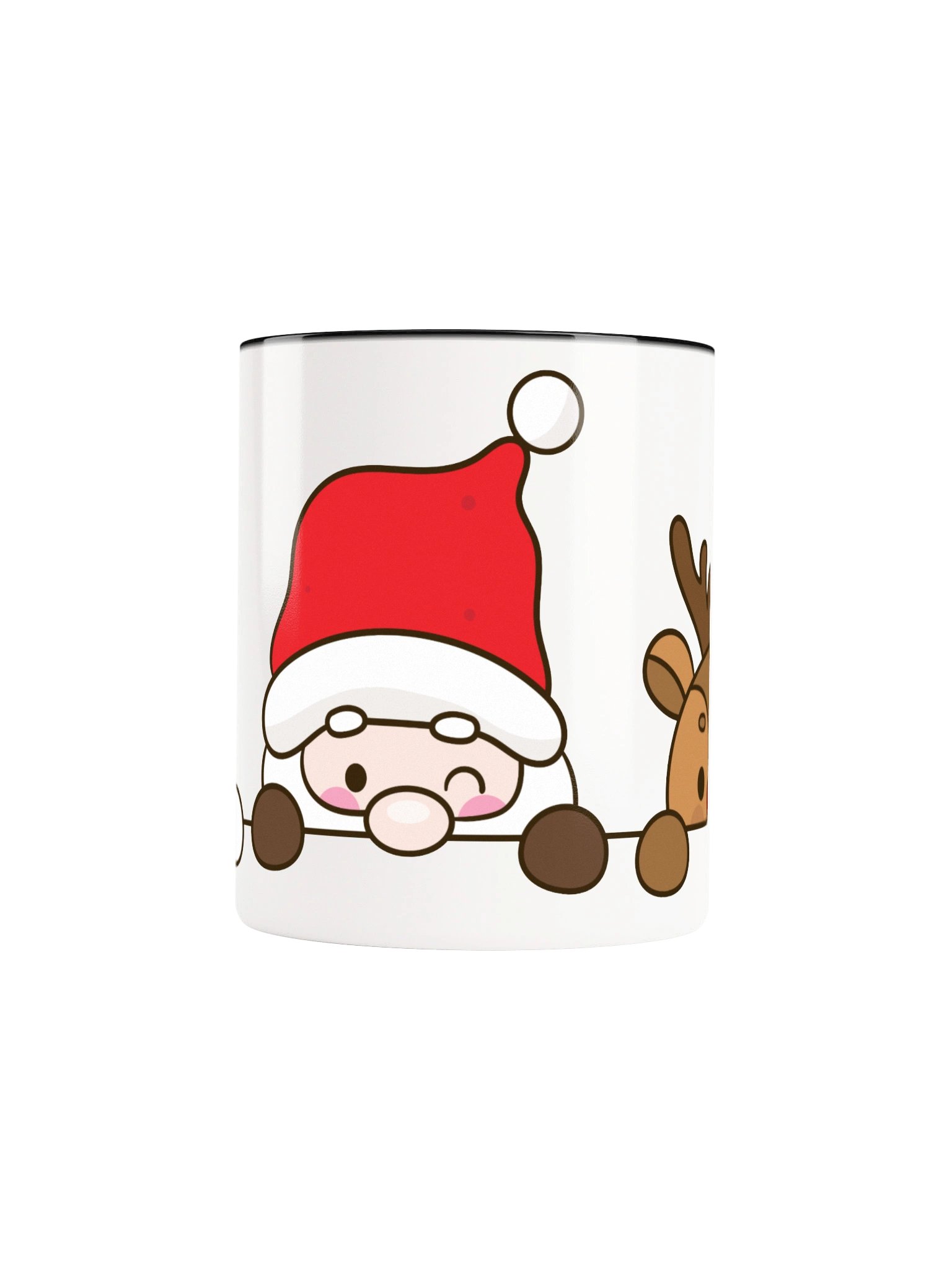 Cute Christmas Peeking Characters Mug product image (54)