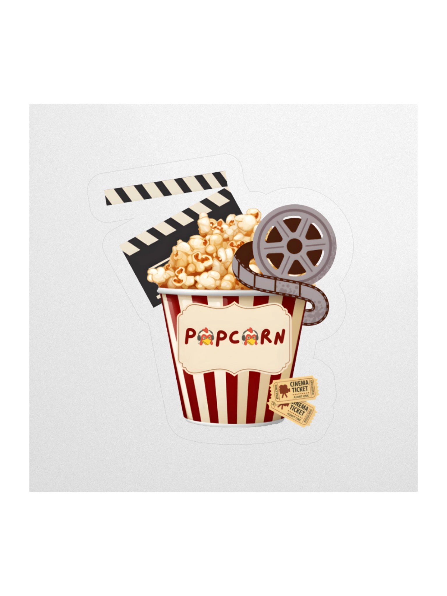 Movie Night 1 Sticker product image (3)